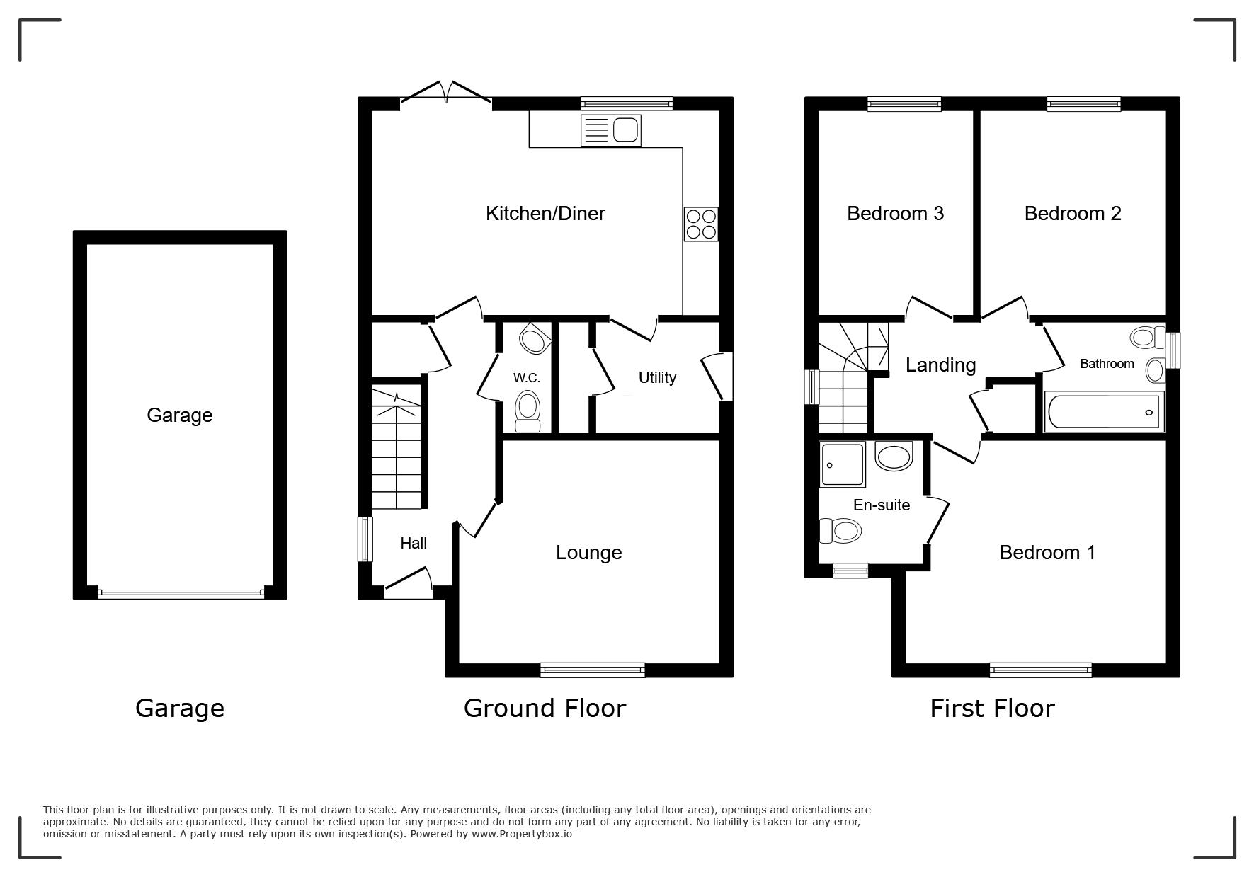 20, Wingate Way, Ashington floorplan