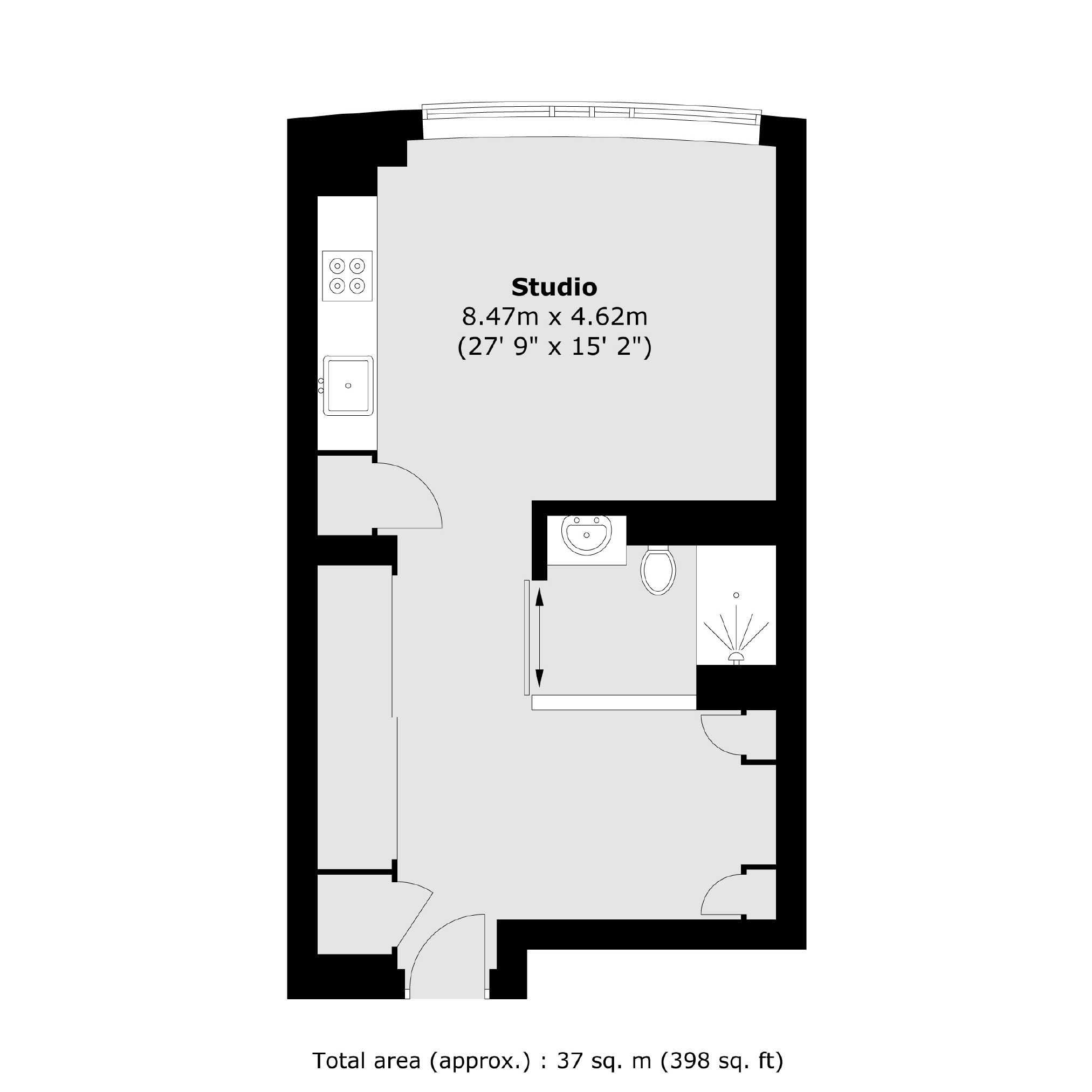Fairmont Avenue, London floorplan