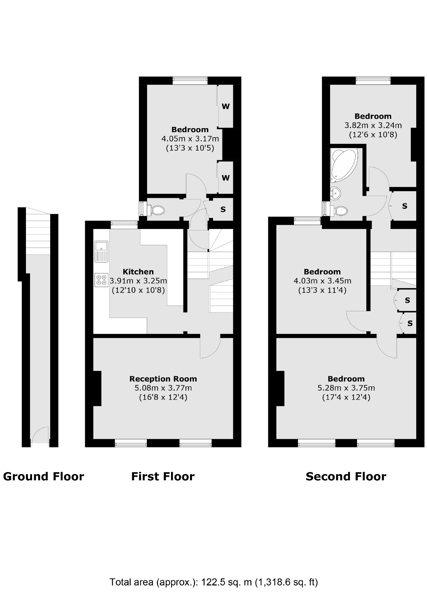 203, Lower Mortlake Road, Richmond floorplan