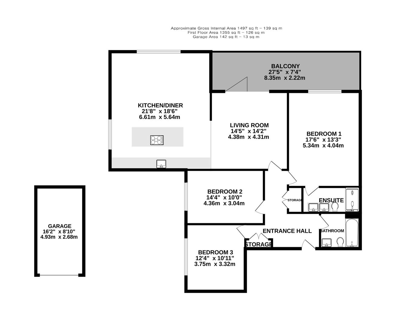 3 Darnhills, Watford Road, Radlett floorplan