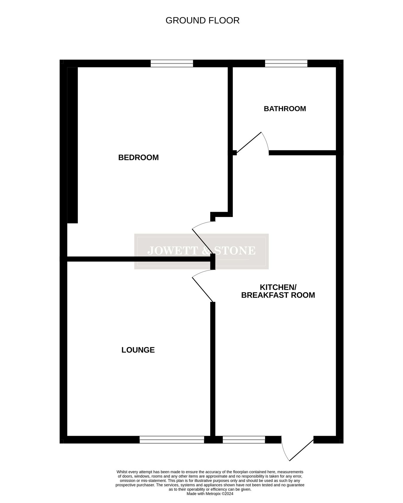 1b, Clarence Road, Leicester floorplan
