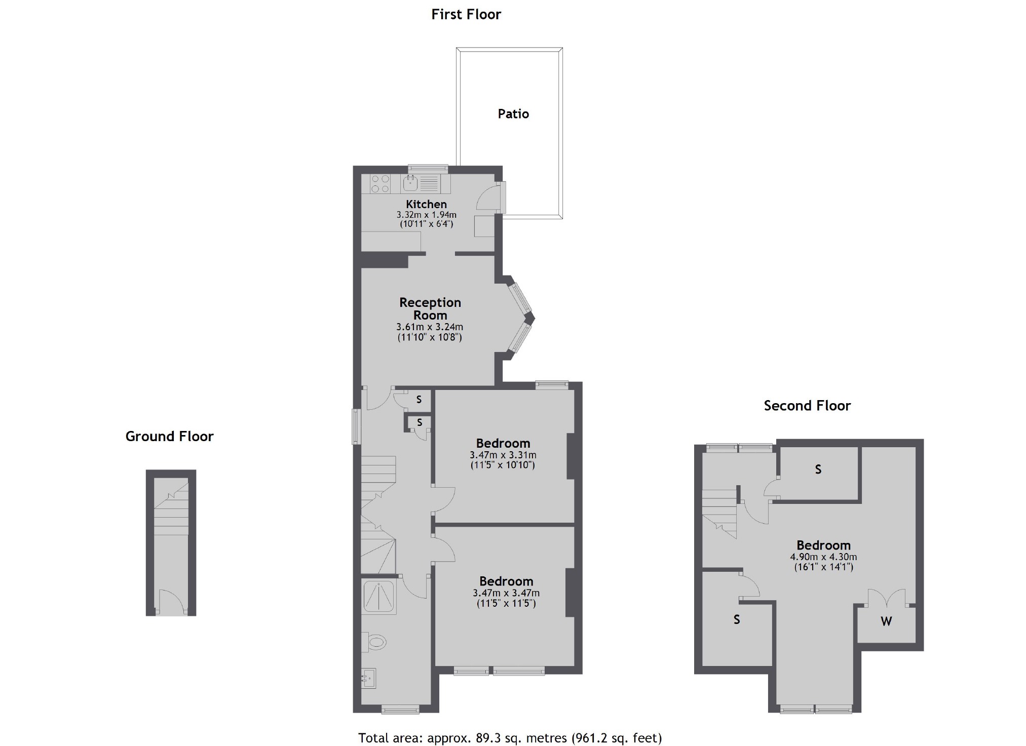 140, Amesbury Avenue, London floorplan