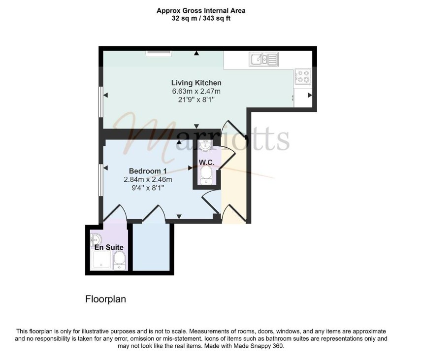 The Beaumont, Hine Hall, Nottingham floorplan