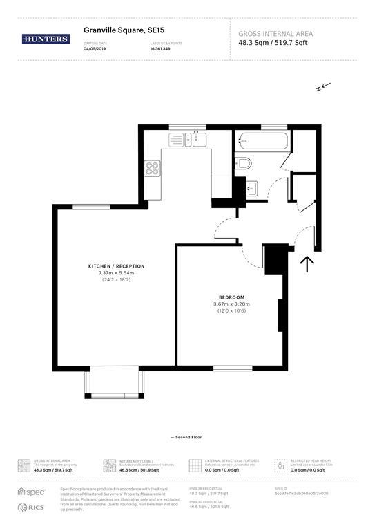 1 Bedrooms Flat for sale in Granville Square, London SE15