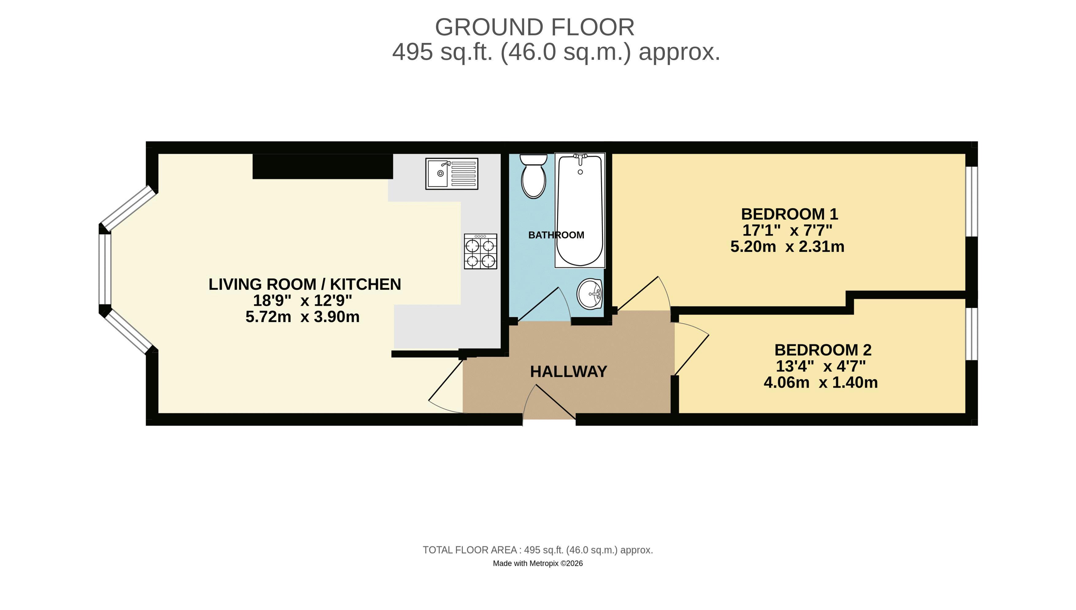 23, Seaton Avenue, Plymouth floorplan