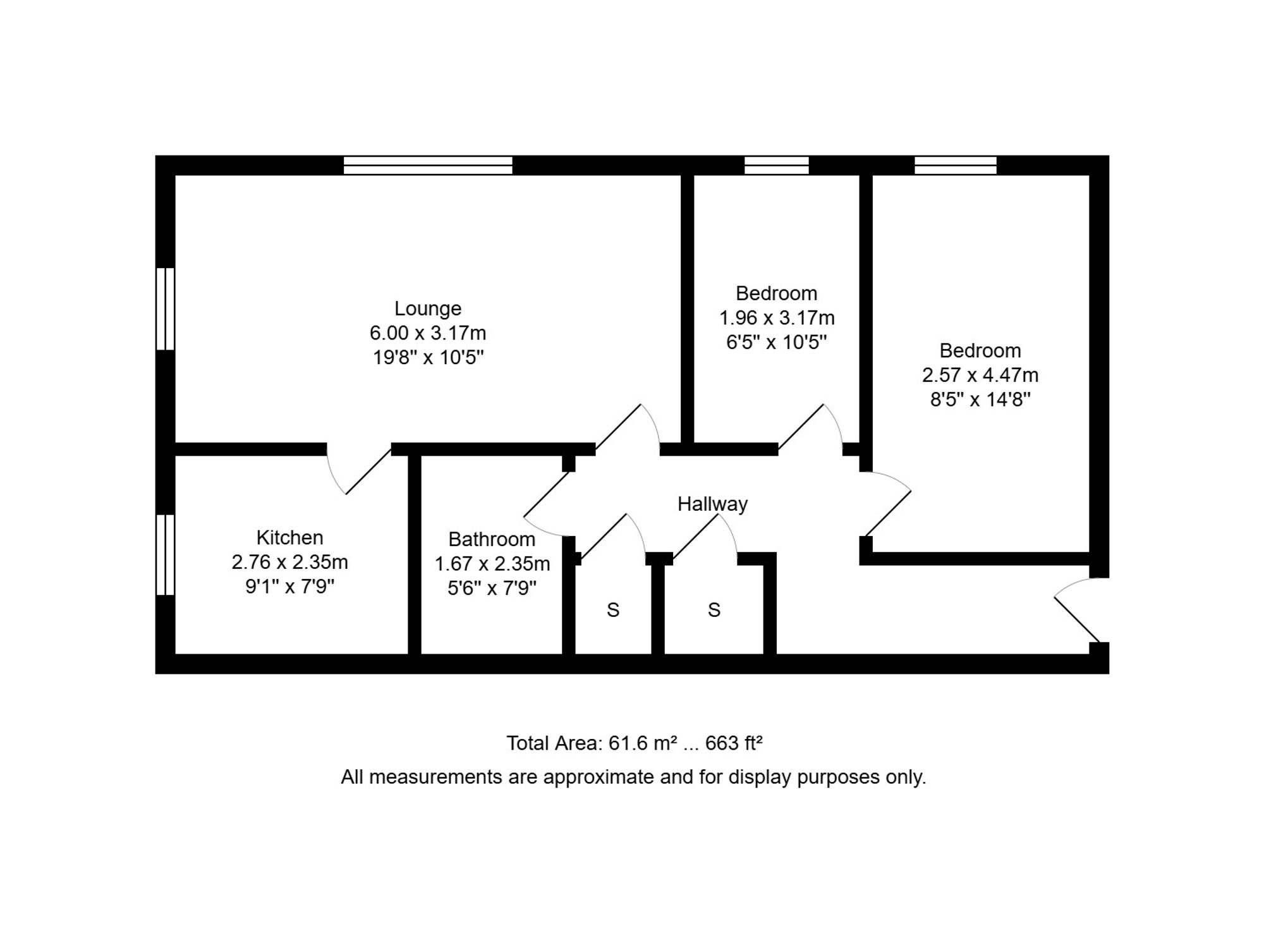 Flat 8, Brook House 9-11 Ash Street, Southport floorplan