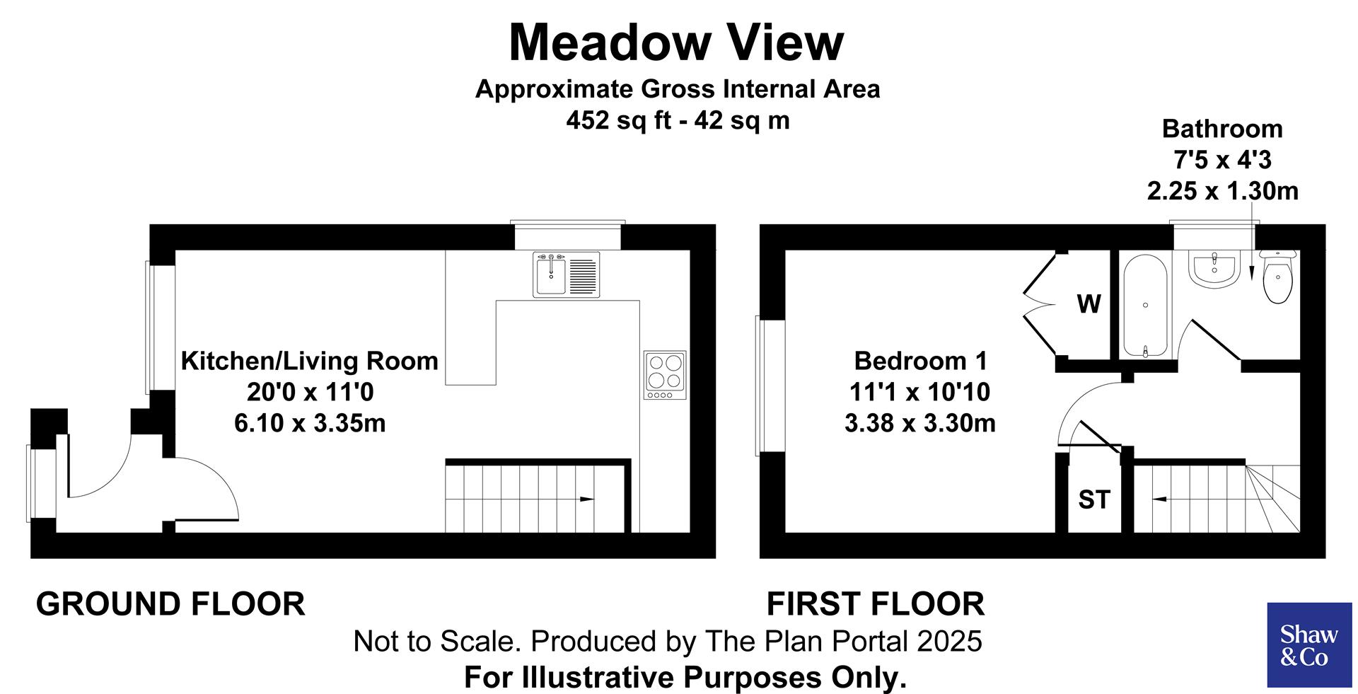 3, Meadow View, Hithermoor Road, Staines-Upon-Thames floorplan