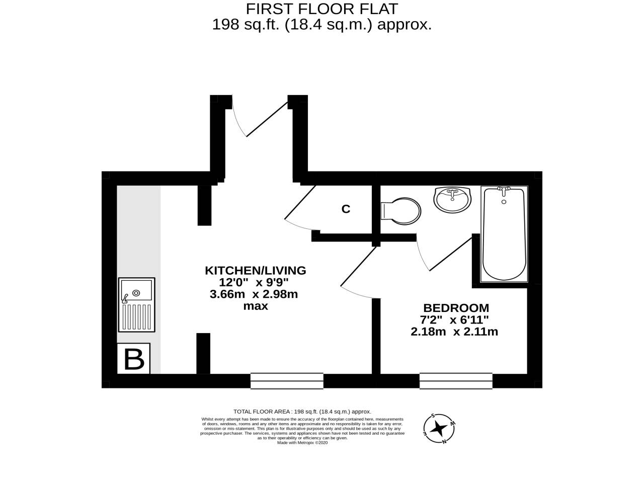 Portway, Warminster Wiltshire floorplan