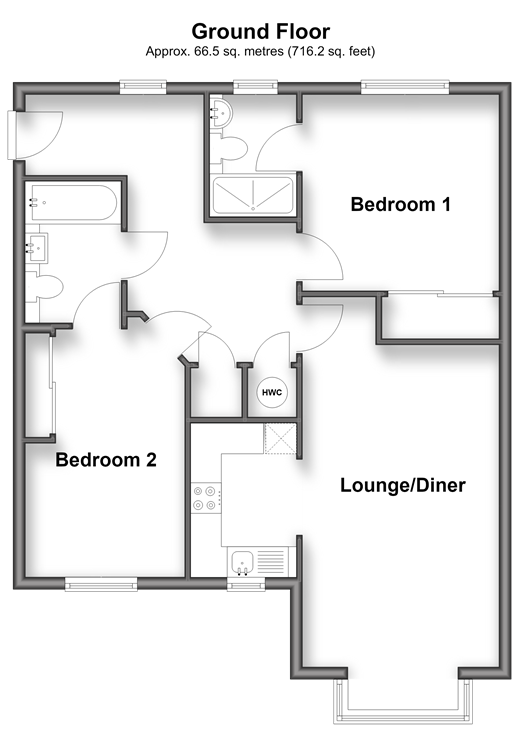 Tylehurst Drive, Redhill floorplan