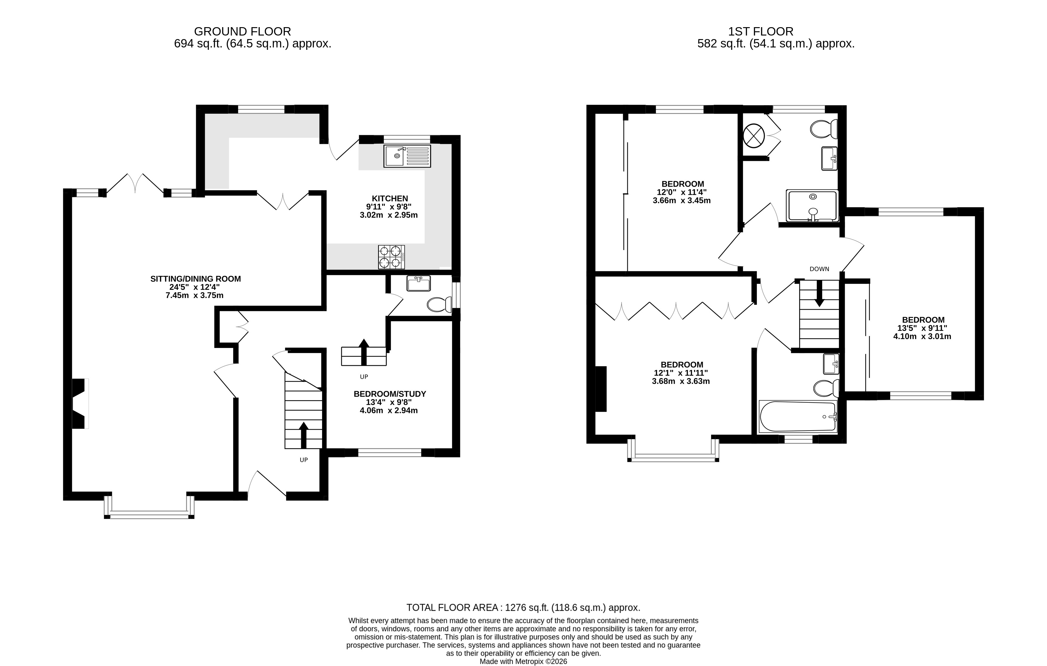 22, Upper Hale Road, Surrey floorplan
