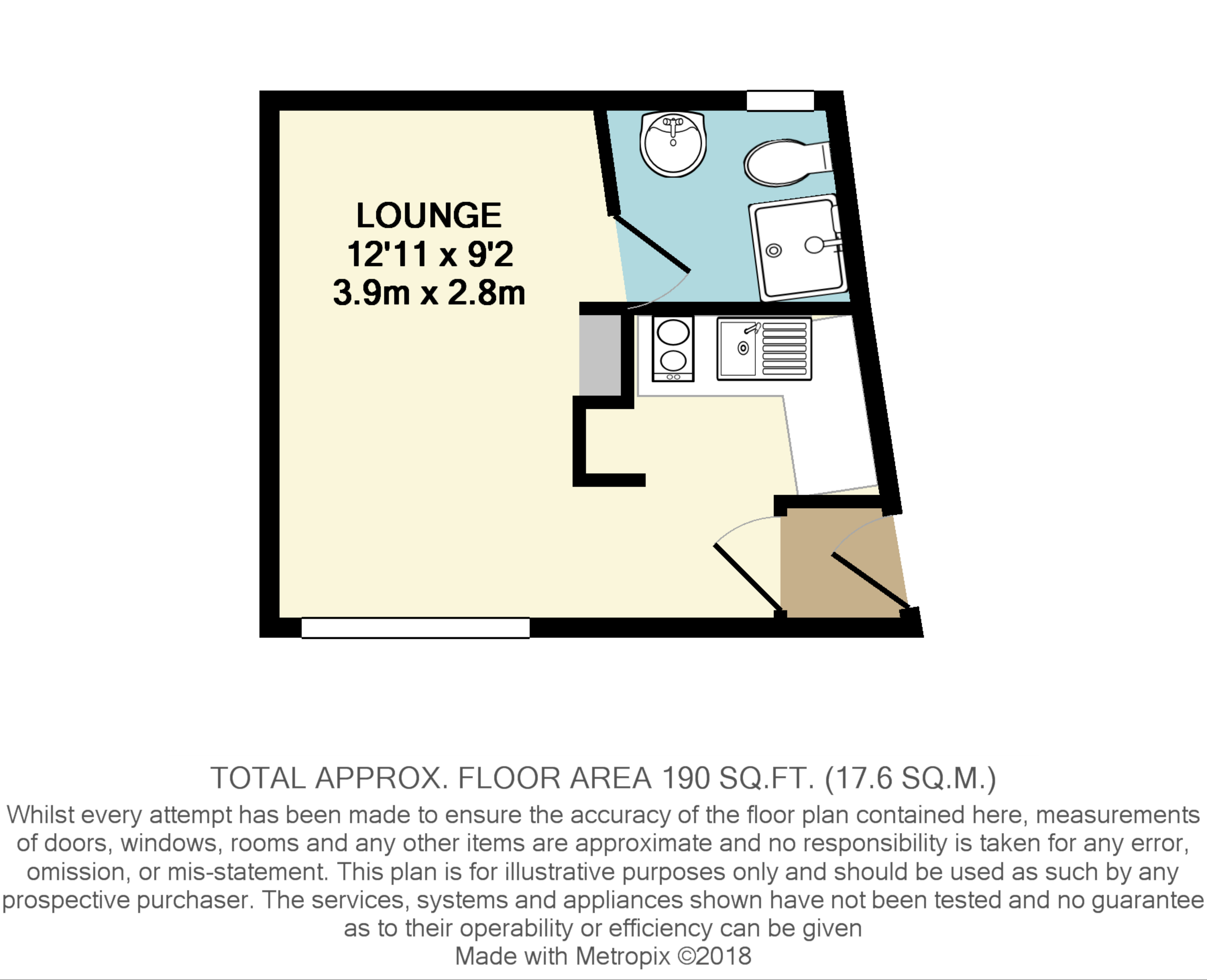 0 Bedrooms Studio to rent in Shaftesbury Place, Brighton BN1