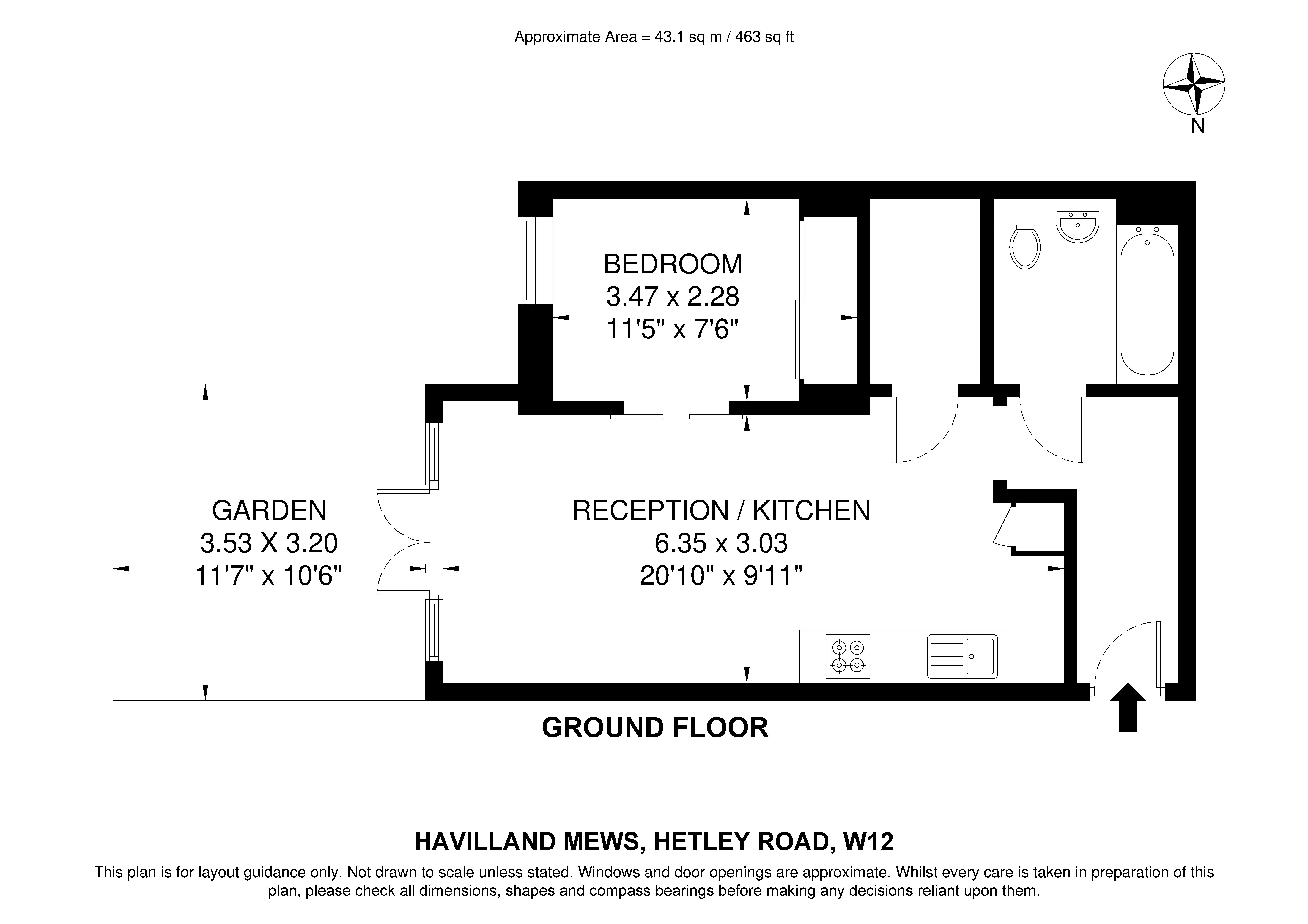 Havilland Mews, London floorplan