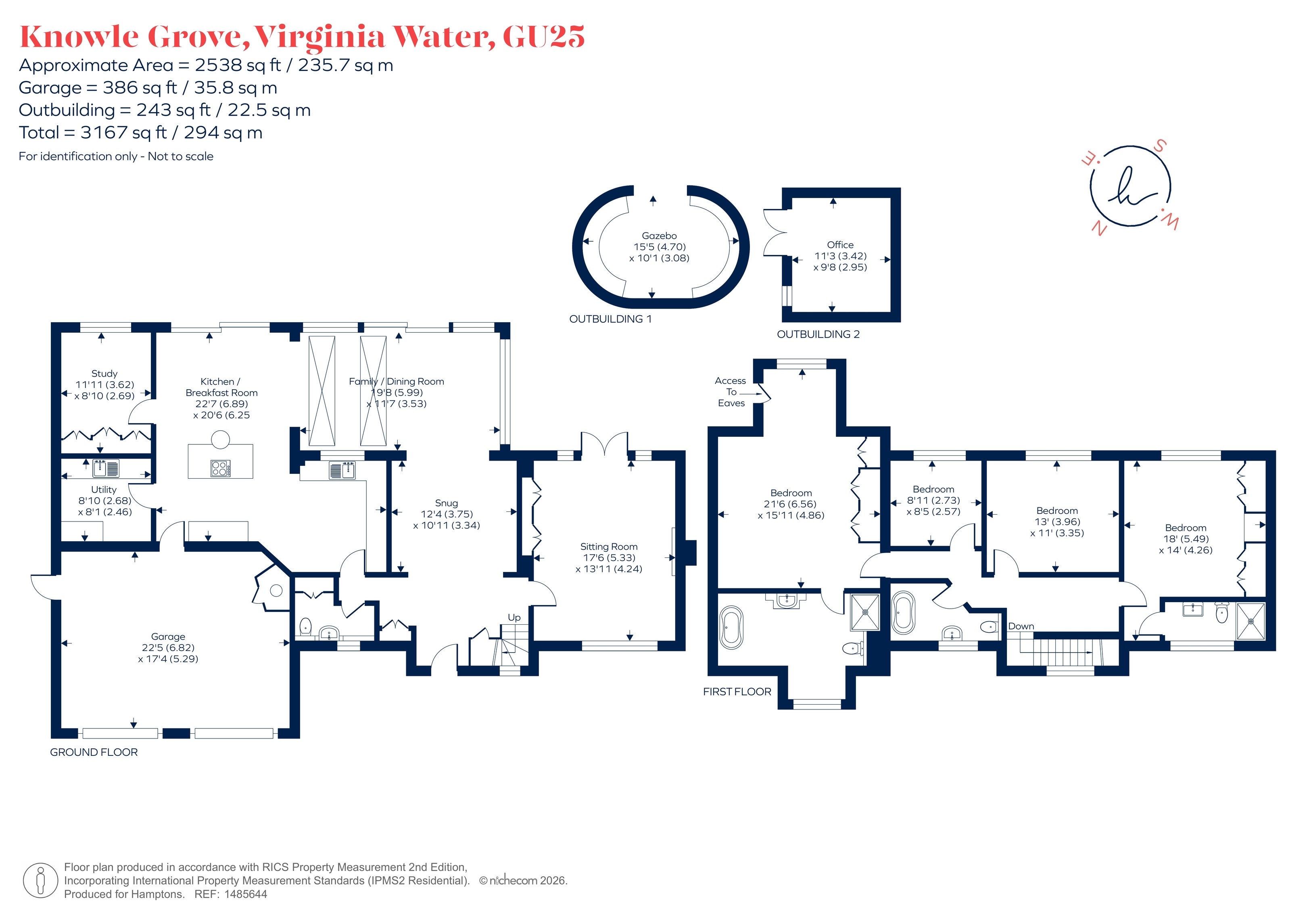 Heatherwood, Knowle Grove, Virginia Water floorplan
