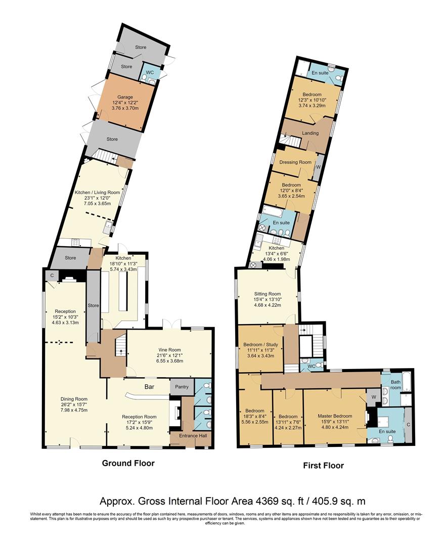 6 Bedrooms Semi-detached house for sale in The Square, High Street, Hadlow, Tonbridge TN11