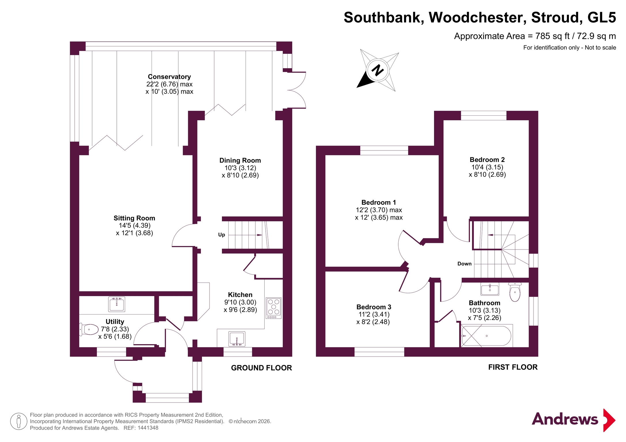 19, Southbank, Stroud floorplan