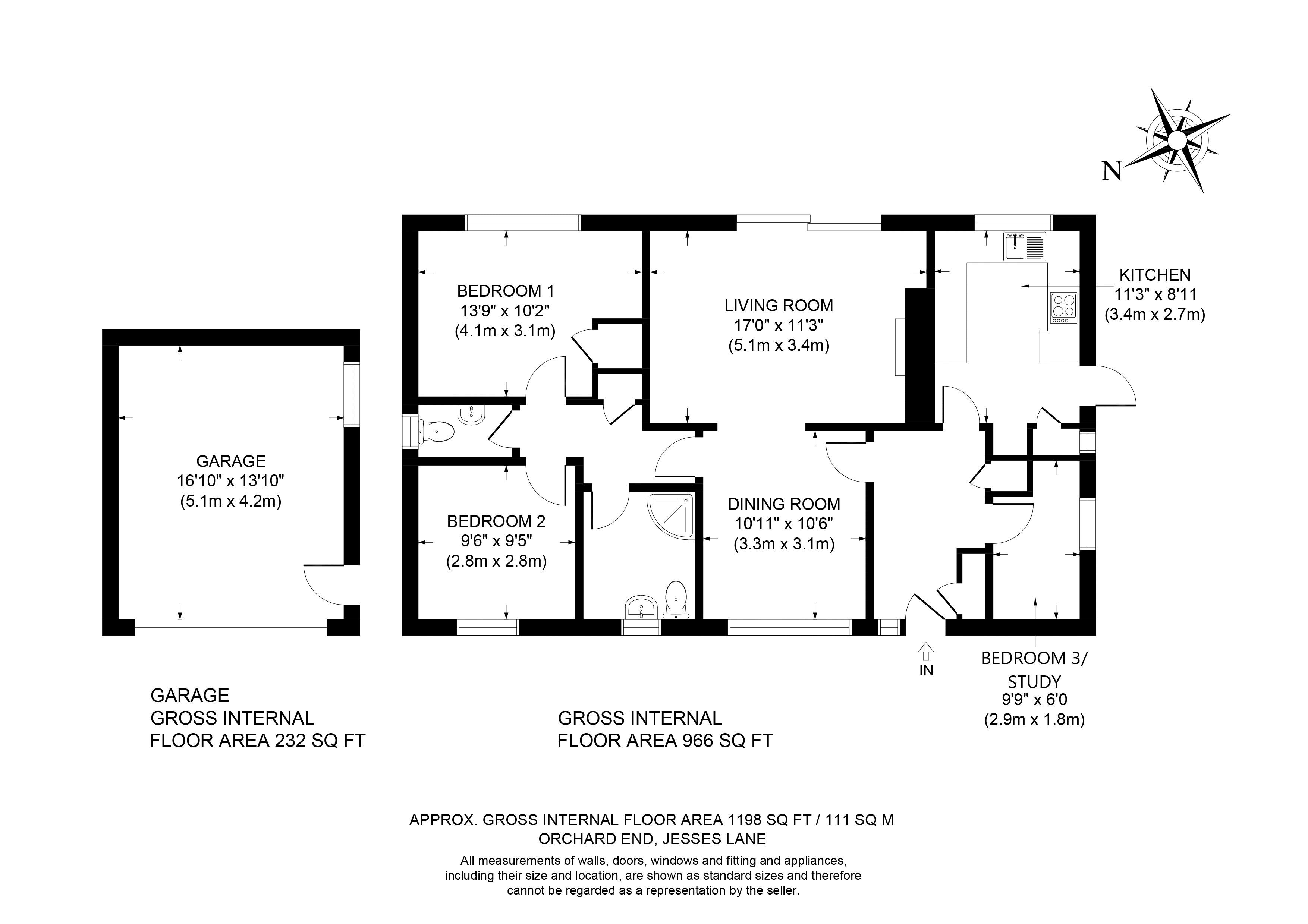 3 Bedrooms Detached bungalow to rent in Jesses Lane, Long Crendon, Aylesbury HP18