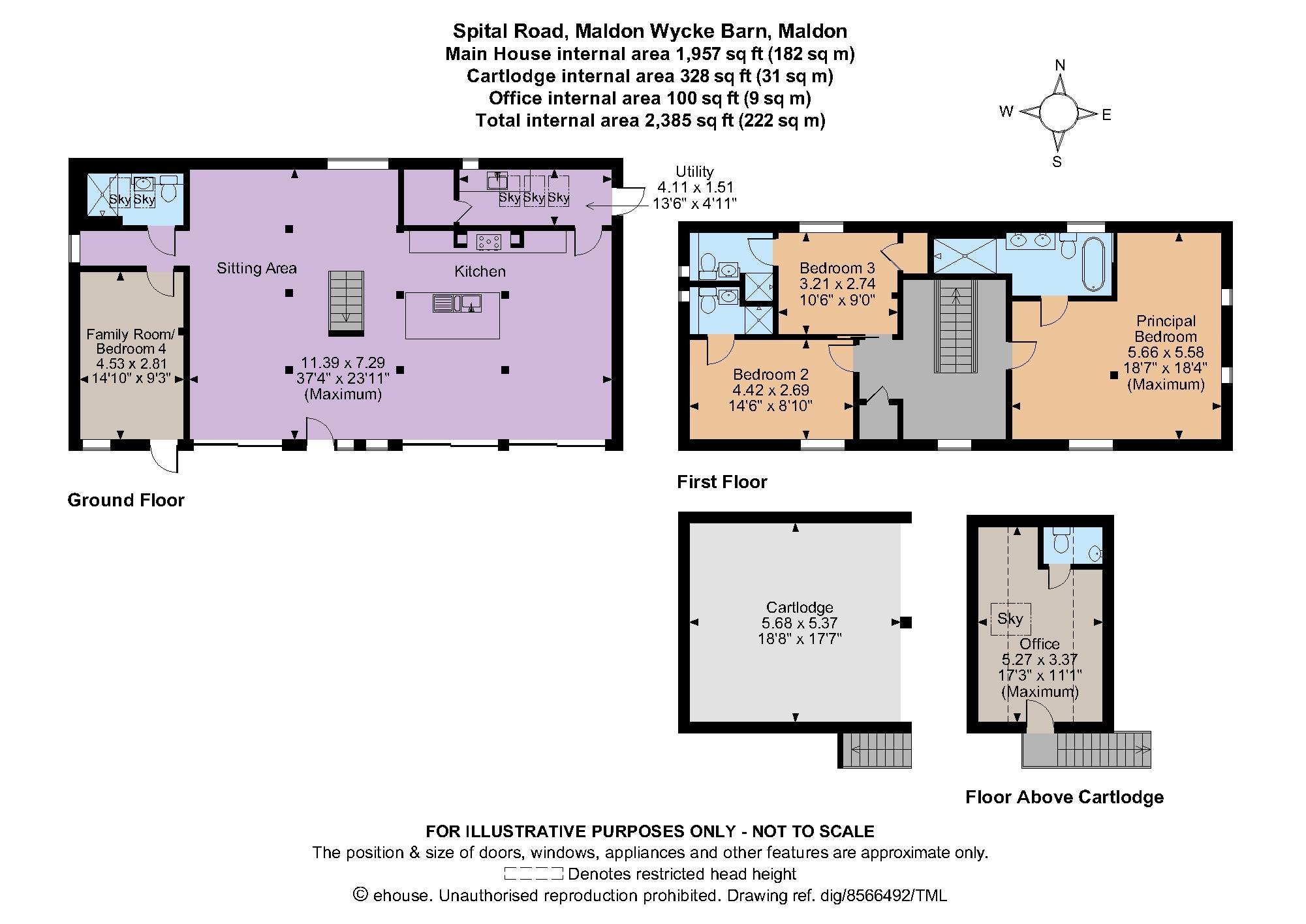 Maldon Wycke Barn,, Spital Road, Essex floorplan