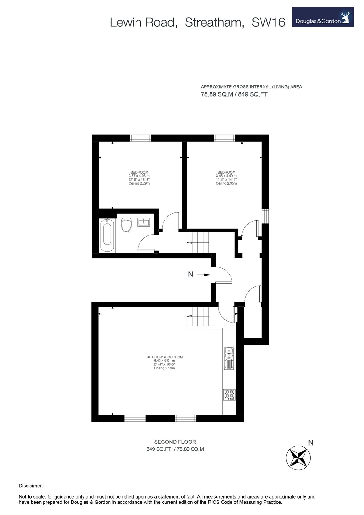 2 Bedrooms Flat to rent in Lewin Road, London SW16