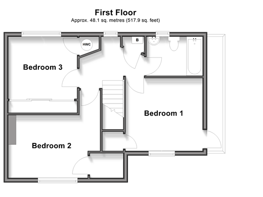 Forge Meadows, Headcorn floorplan