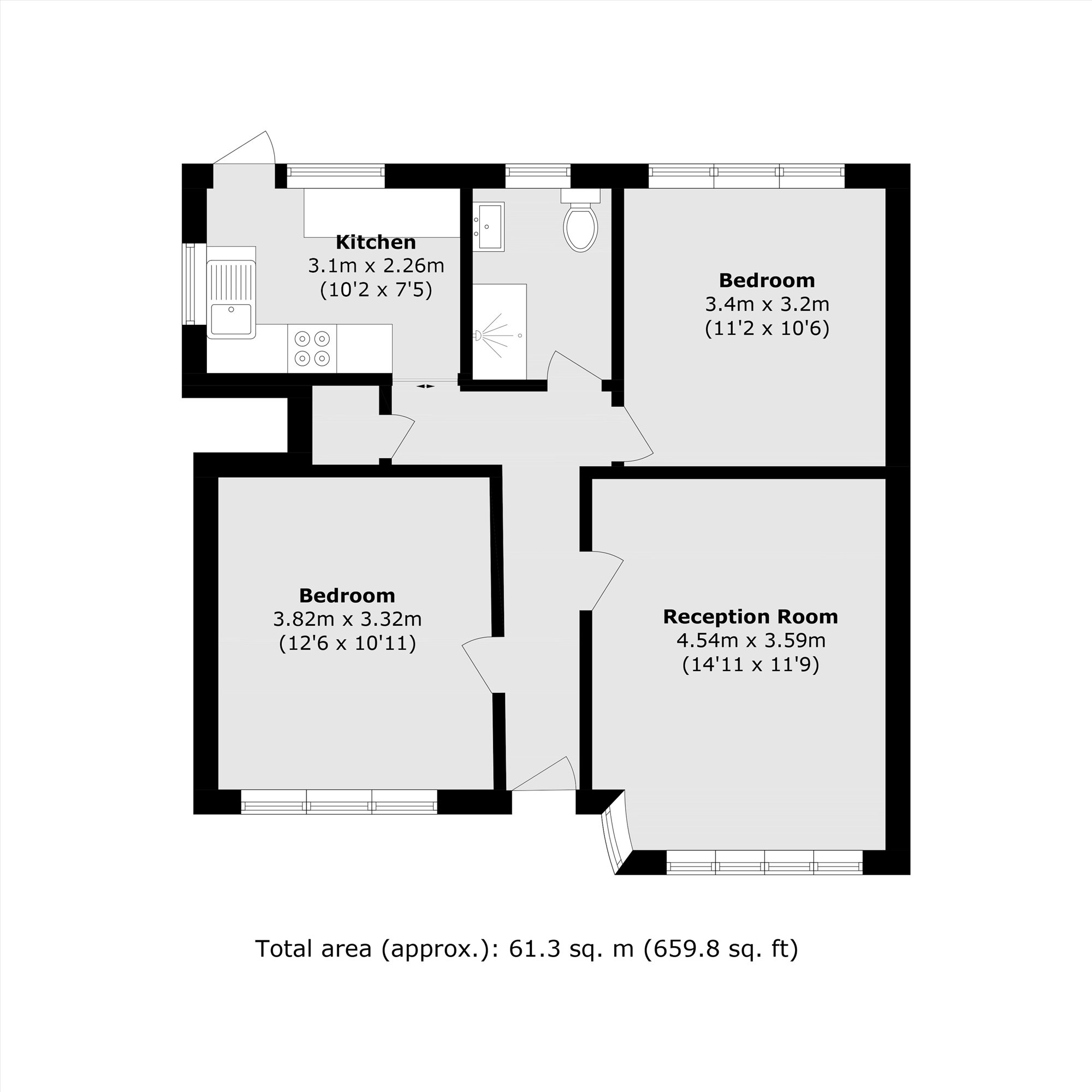 5, Hexham Gardens, Isleworth floorplan