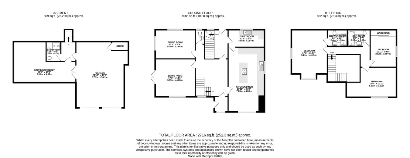 The Pines, Coedwaungar, Brecon floorplan