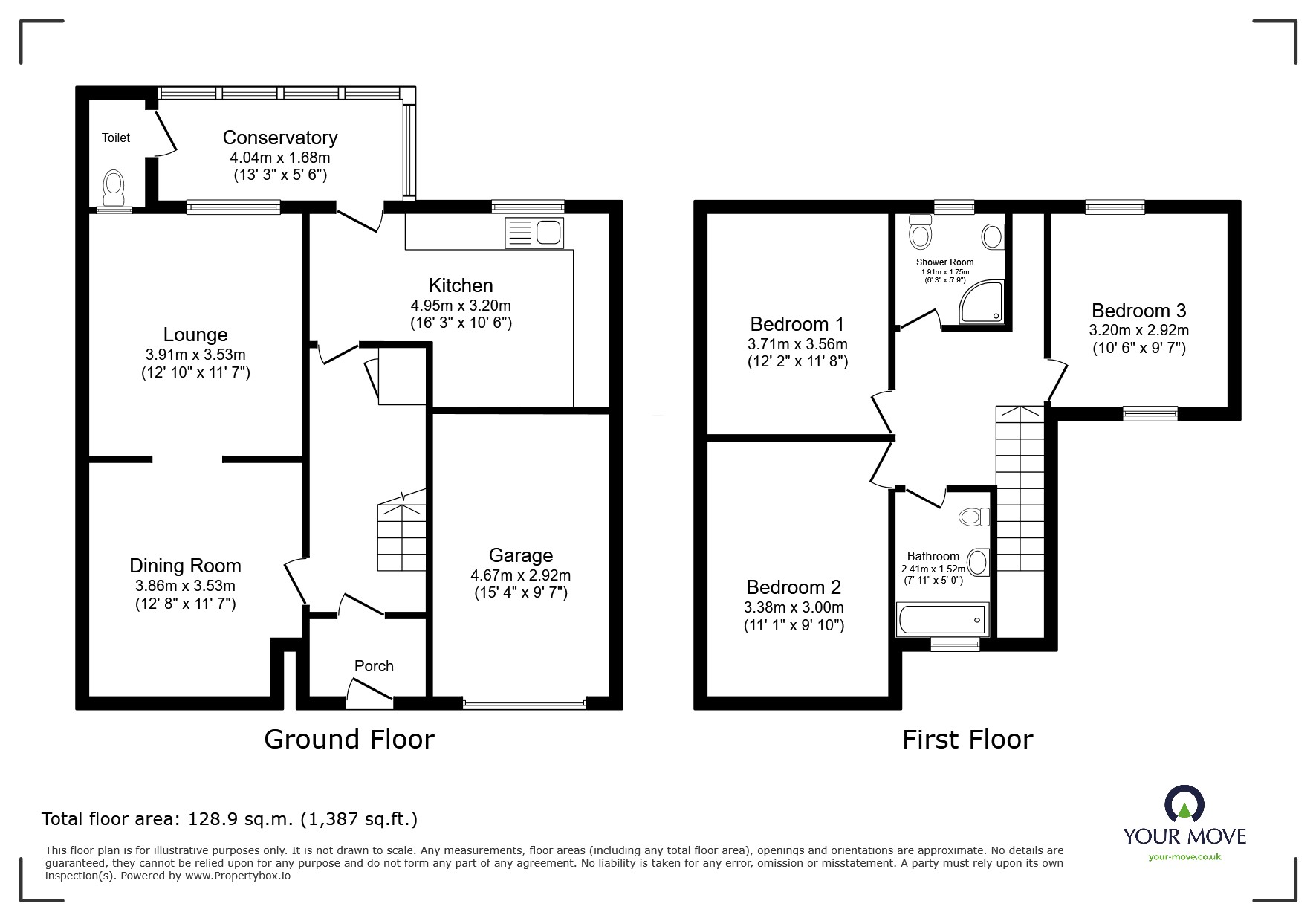 333, Holyhead Road, Telford floorplan