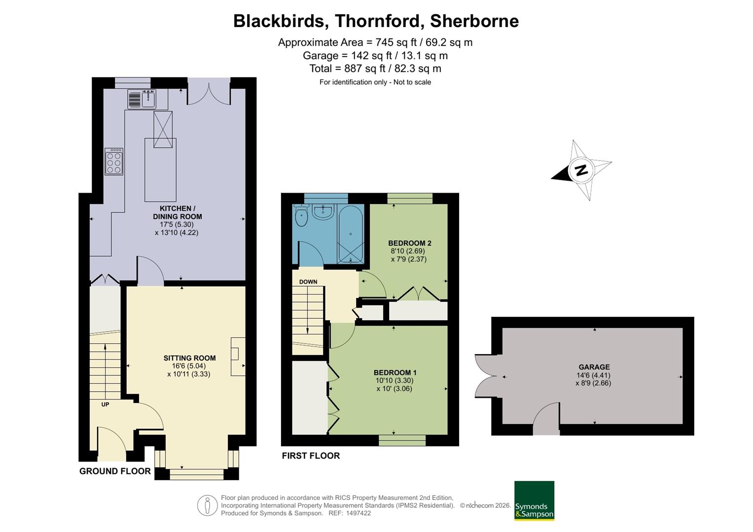 23, Blackbirds, Sherborne floorplan