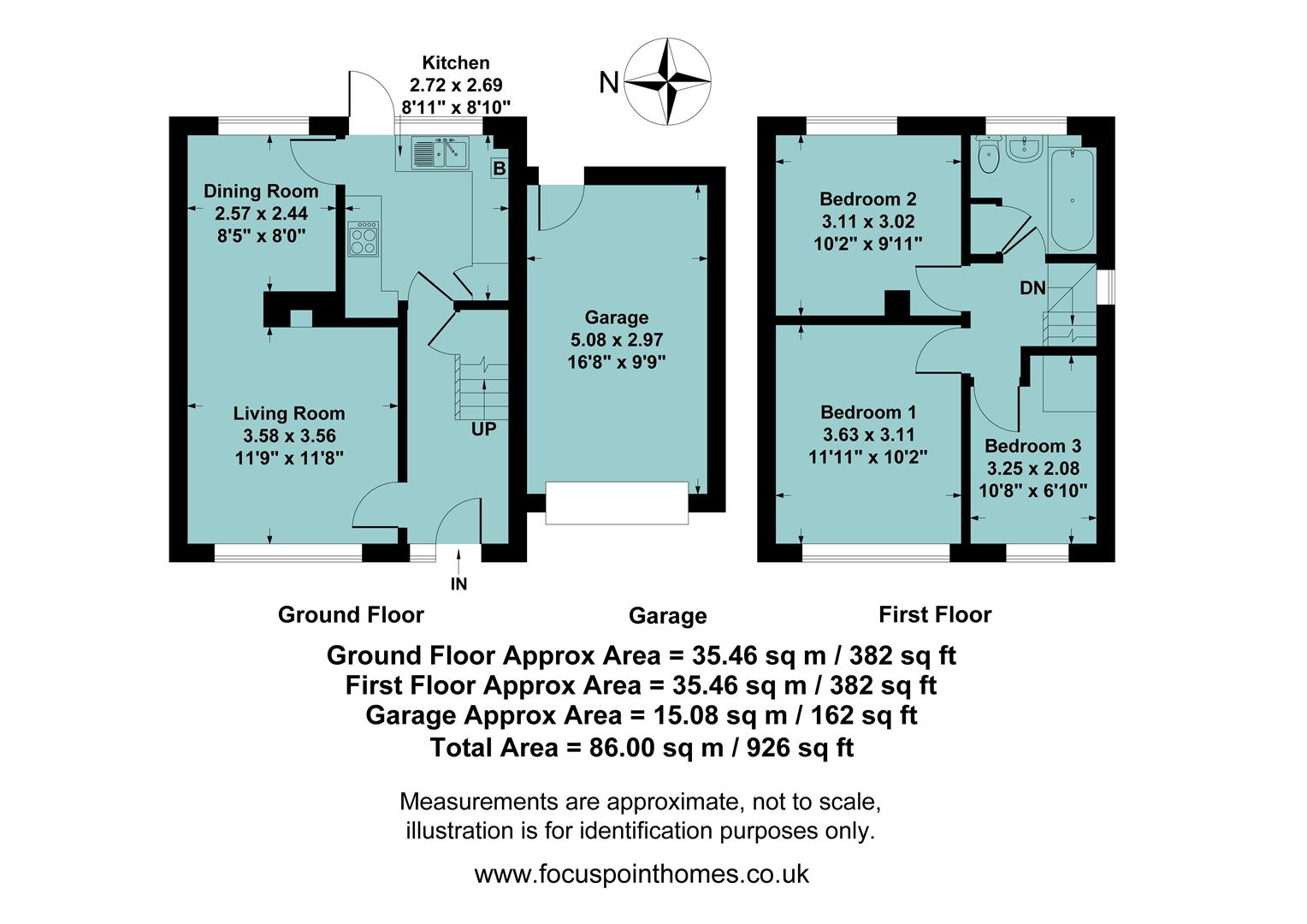 64, Wards Crescent, Bodicote floorplan