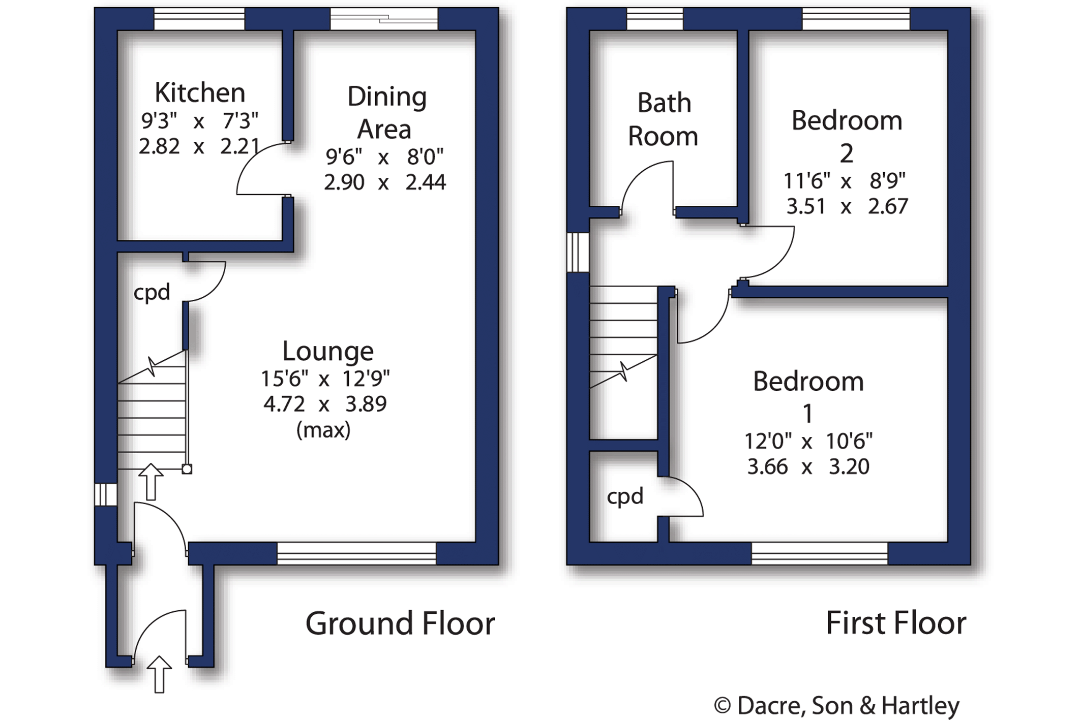 1, Hollinwood View, Bingley floorplan