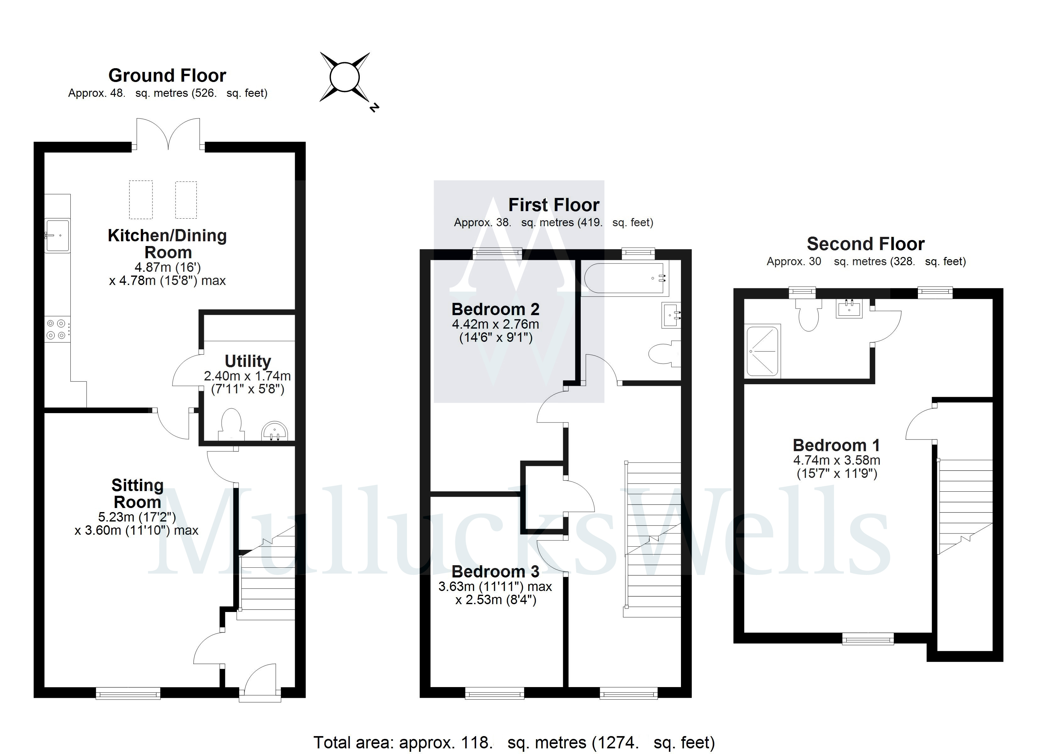 3 Bedrooms Semi-detached house for sale in Maltings Close, Flitch Green, Dunmow CM6