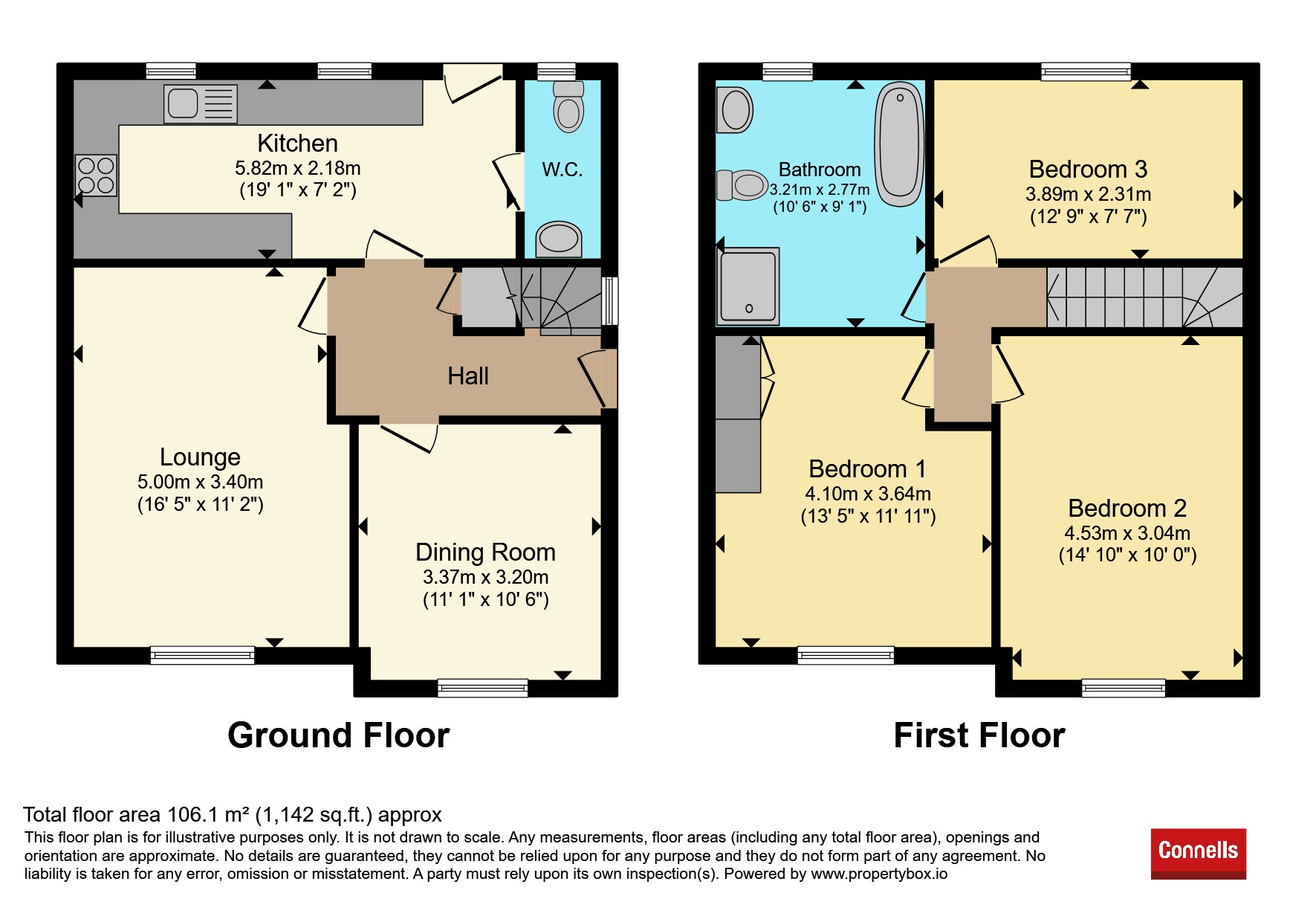 21, Meadow Road, Rugby floorplan