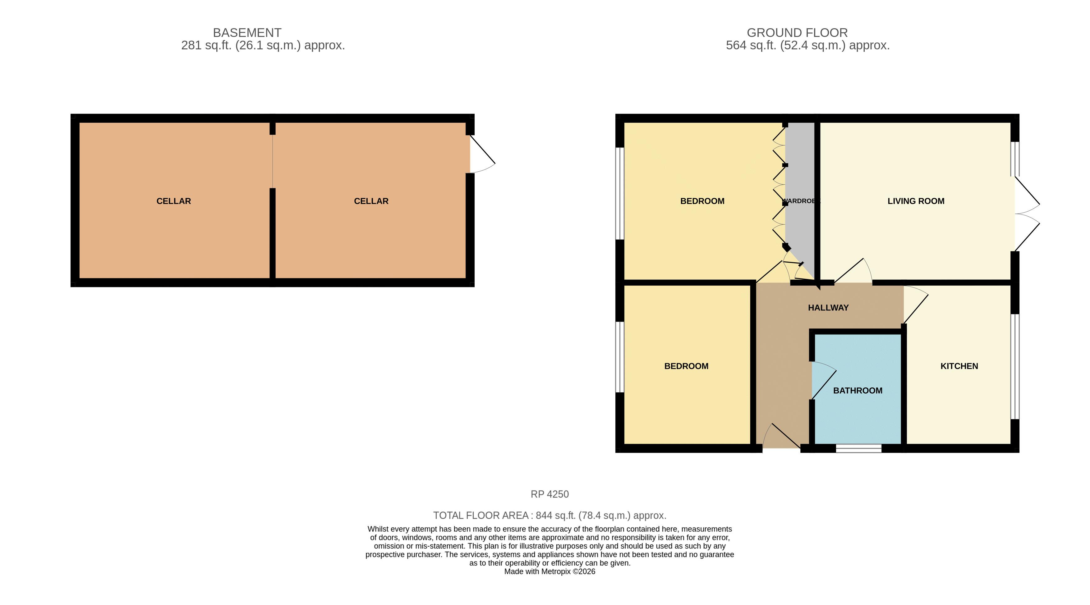 37, Bevan Avenue, Colwyn Bay floorplan