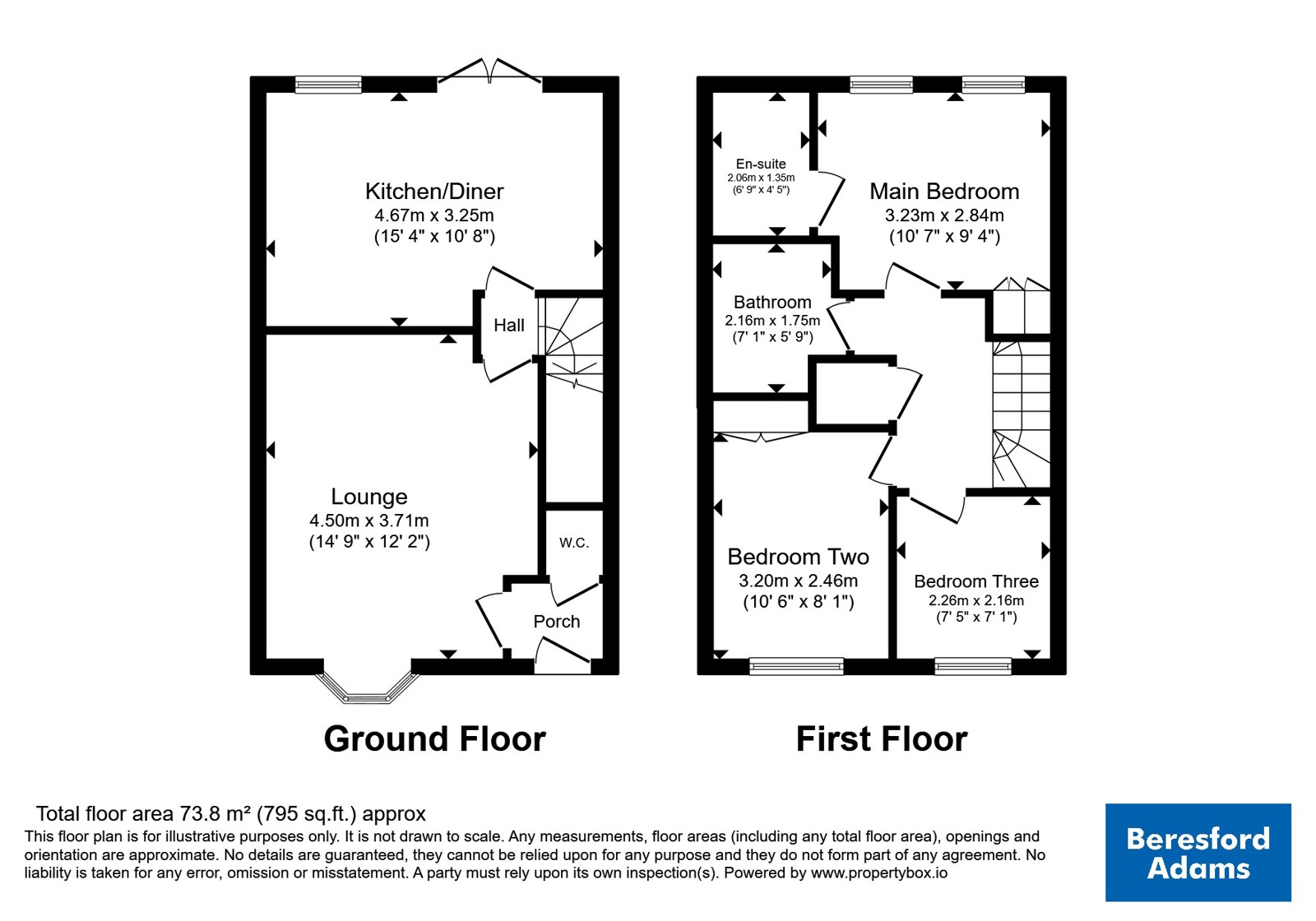 21, Greenfields Lane, Cheshire floorplan