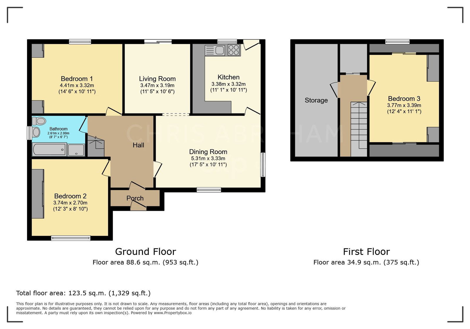 34, St. Catherines Road, Port Talbot floorplan