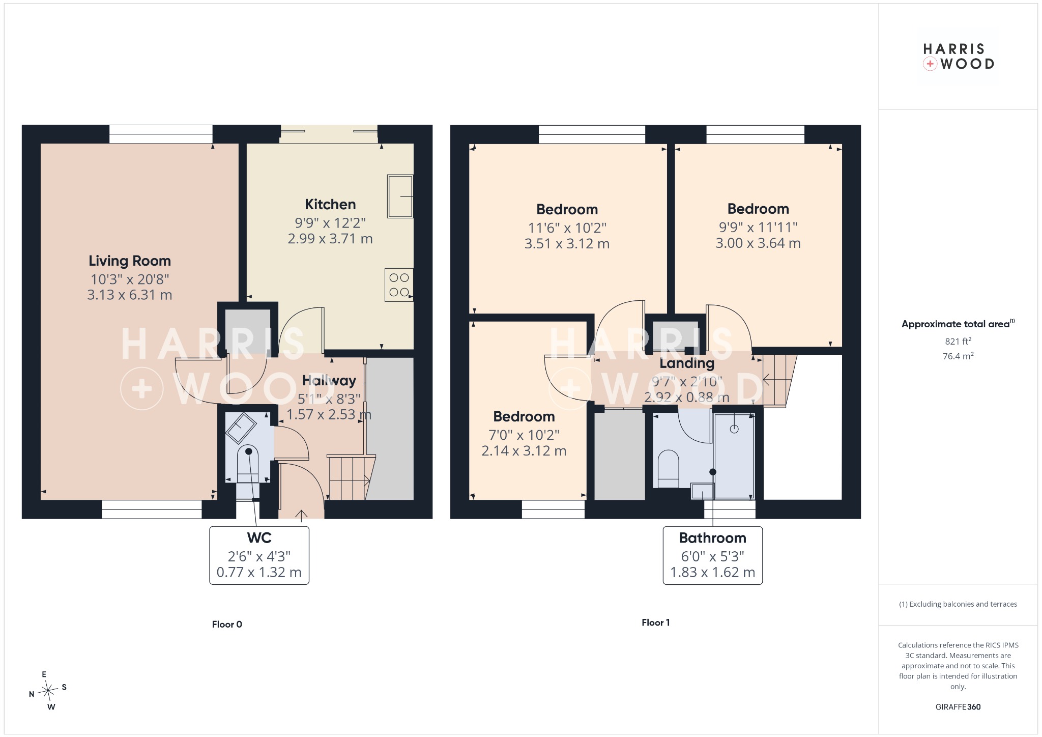 3 Forest Road, Witham, Essex floorplan