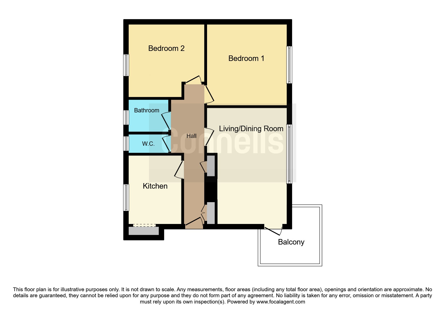 Brook Close, Exeter floorplan
