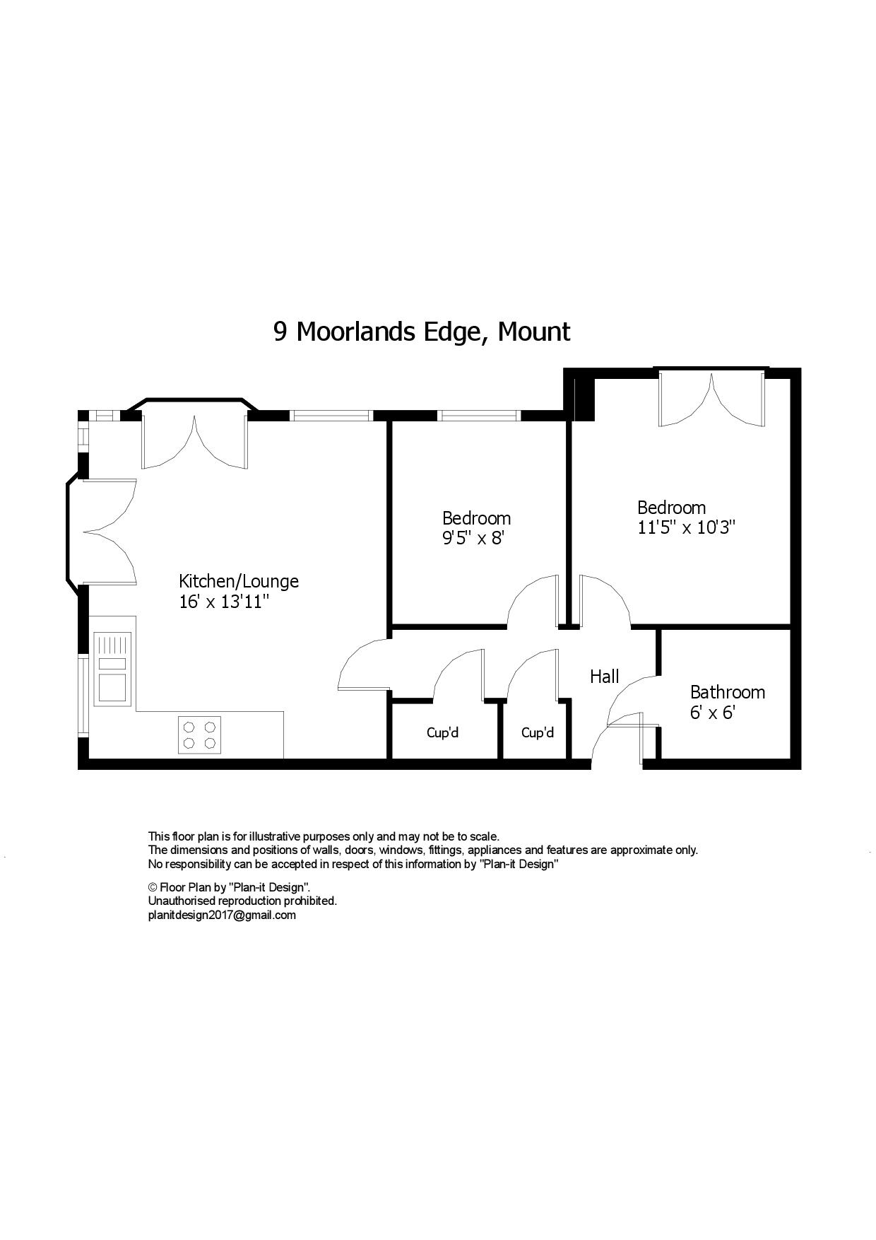 9, Moorlands Edge, Huddersfield floorplan