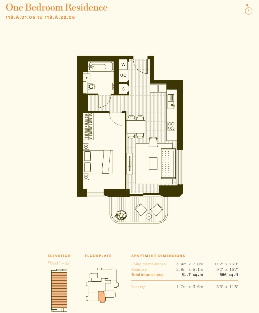 The Wilderly, Elephant Park, Elephant & Castle SE17, The Wilderly, Elephant Park, Elephant & Castle SE17, London floorplan