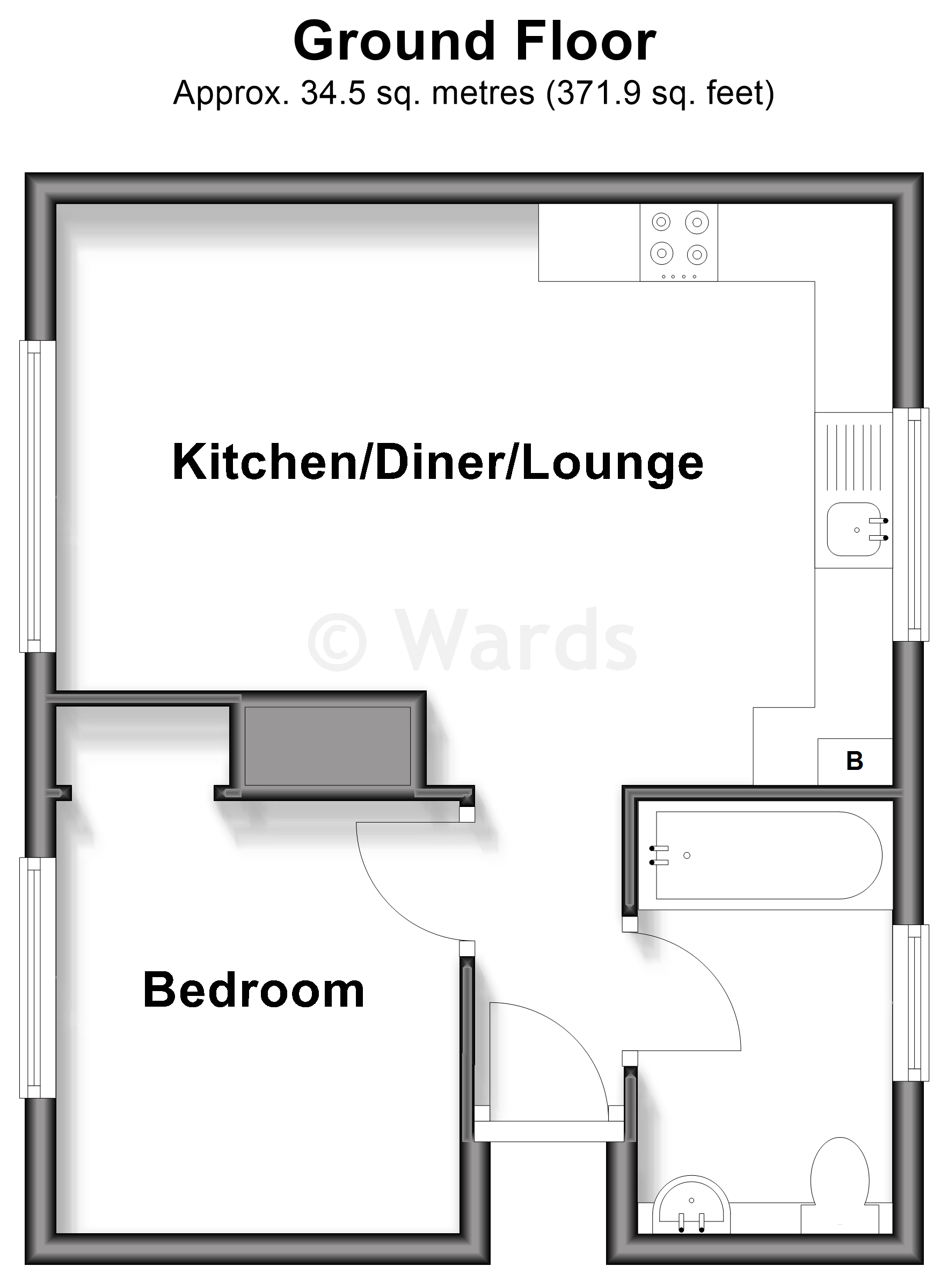 28, Falmouth Place, Tonbridge floorplan