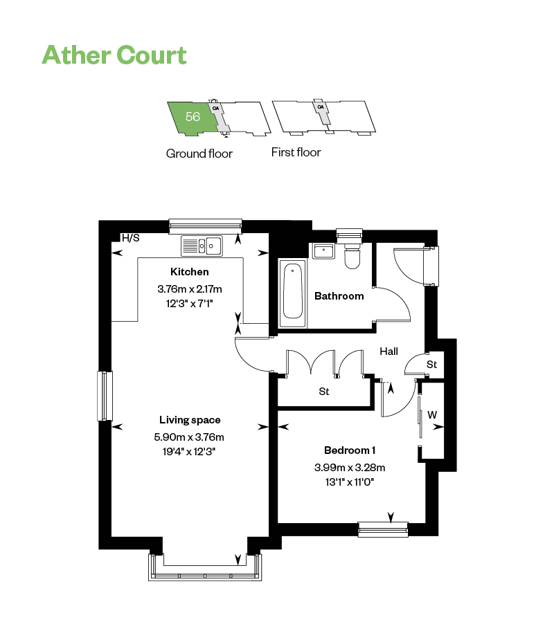 56, Worting Park Avenue, Off Worting Road, Basingstoke, Rg23 8Fa floorplan