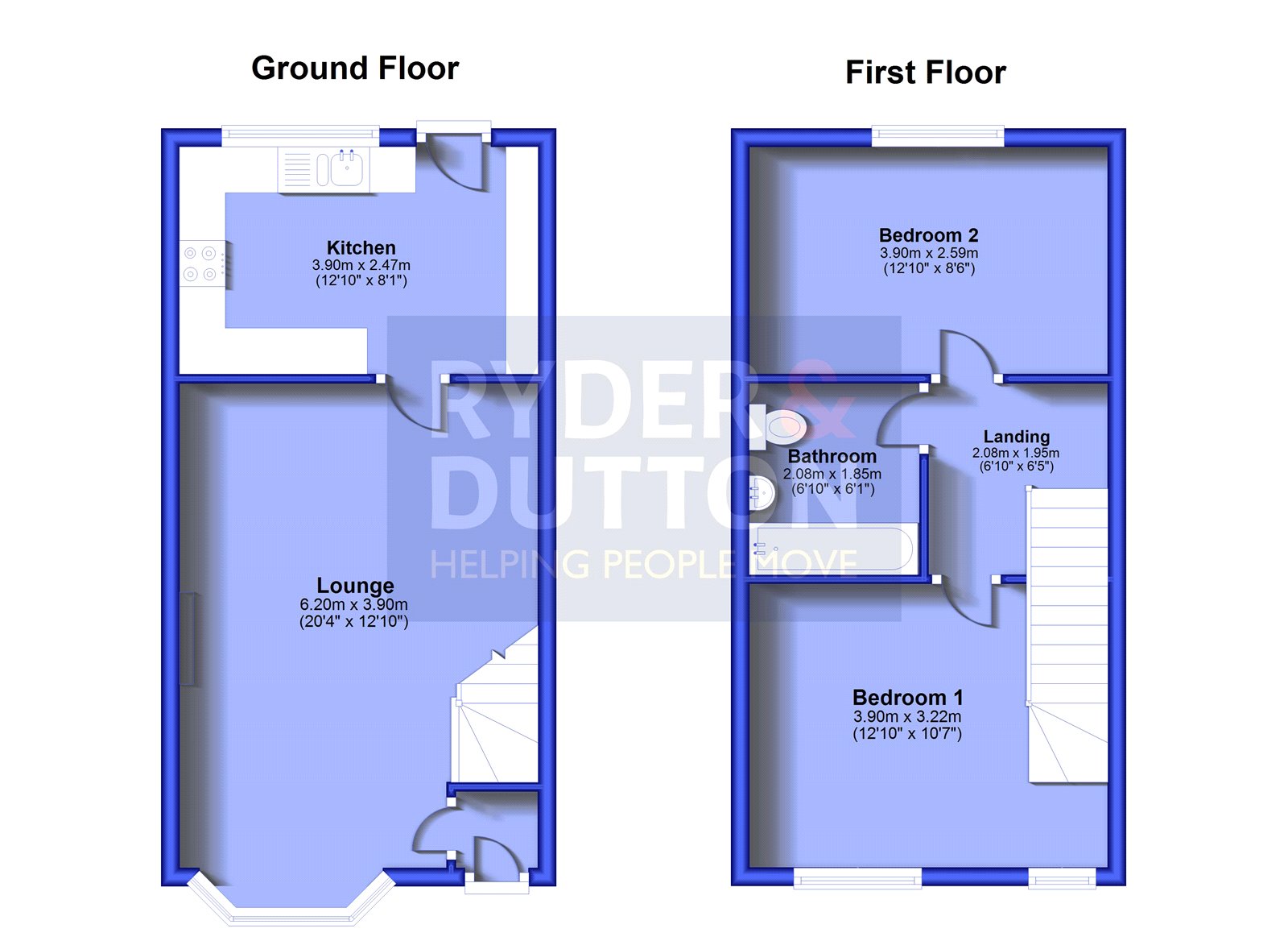Peel Drive, Bacup, Lancashire OL13, 2 bedroom terraced house for sale