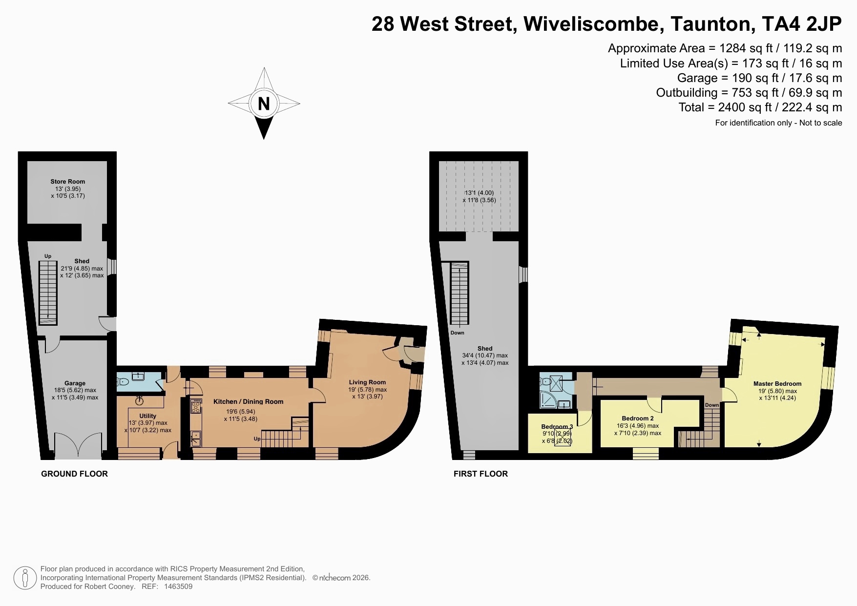 28 West Street, Taunton floorplan