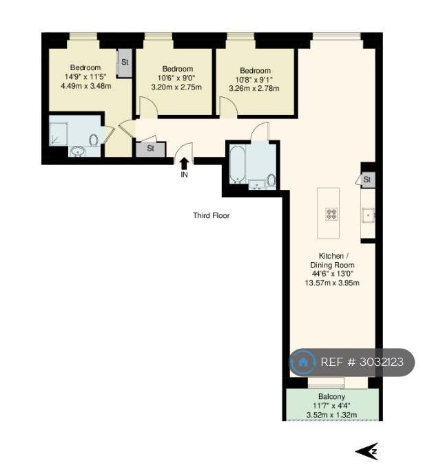 Yeoman Court Tweed Walk, Tower Hamlets, London floorplan
