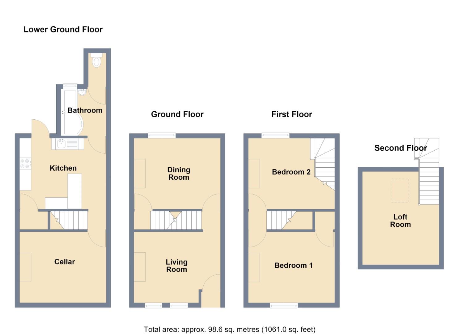 83, Victoria Road, Chatham floorplan