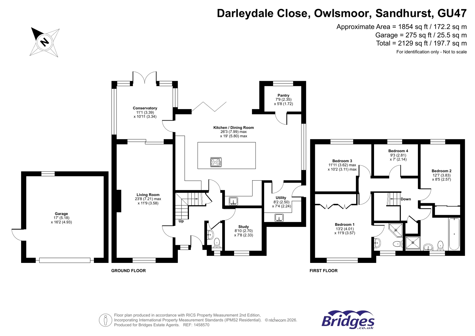 5, Darleydale Close, Sandhurst floorplan