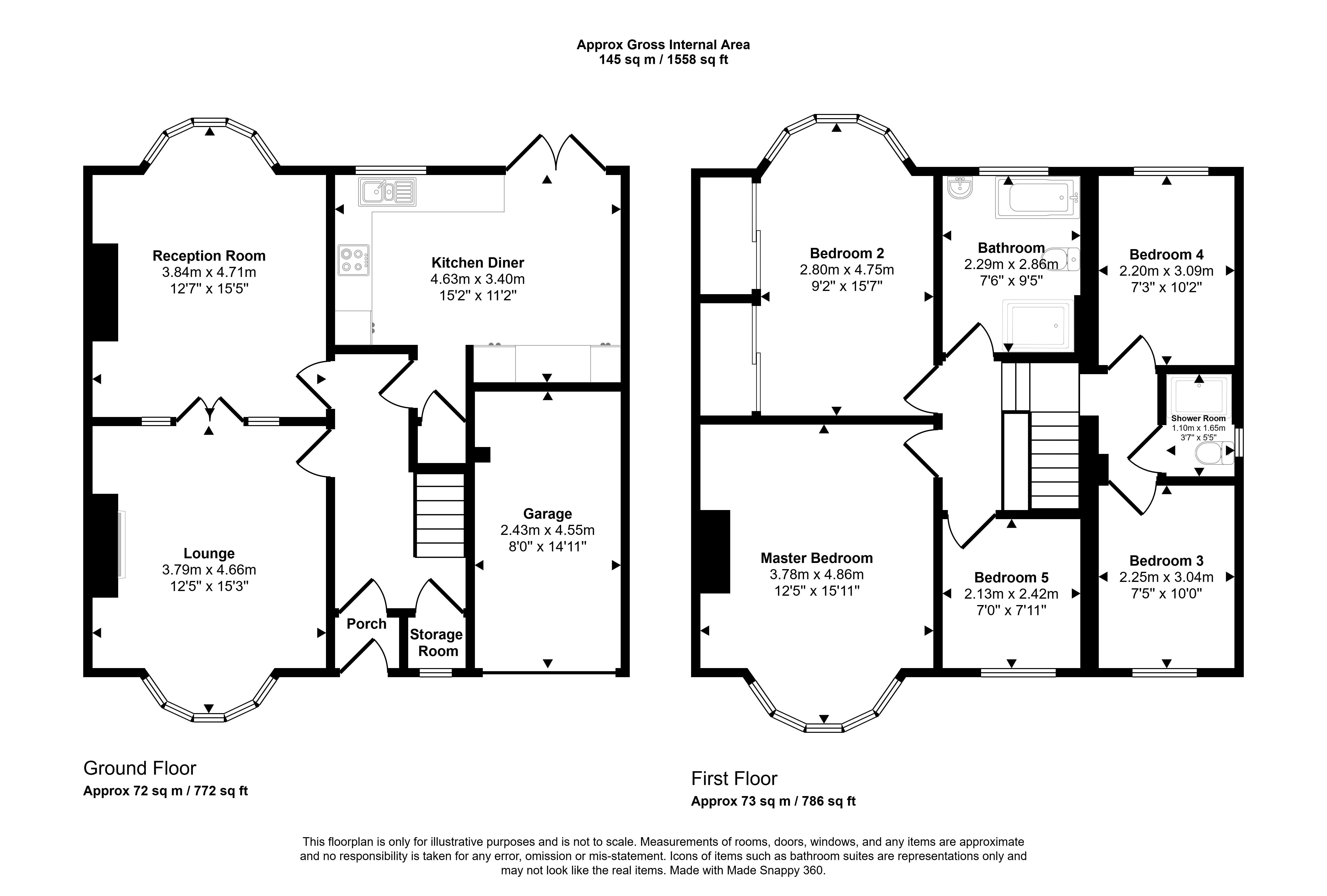 22, Lindale Road, Newcastle upon Tyne floorplan