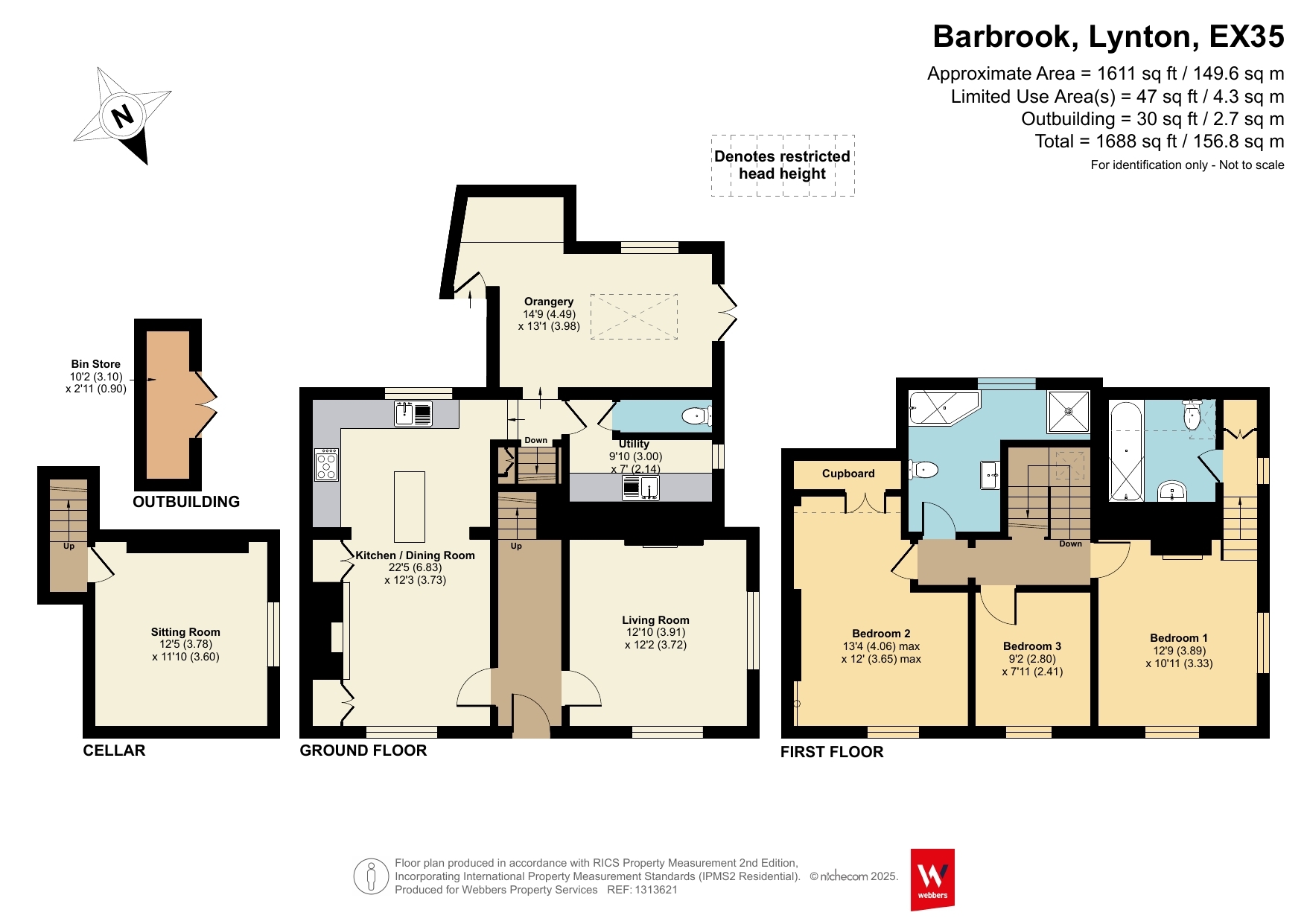Home Cottage,, Barbrook, Devon floorplan