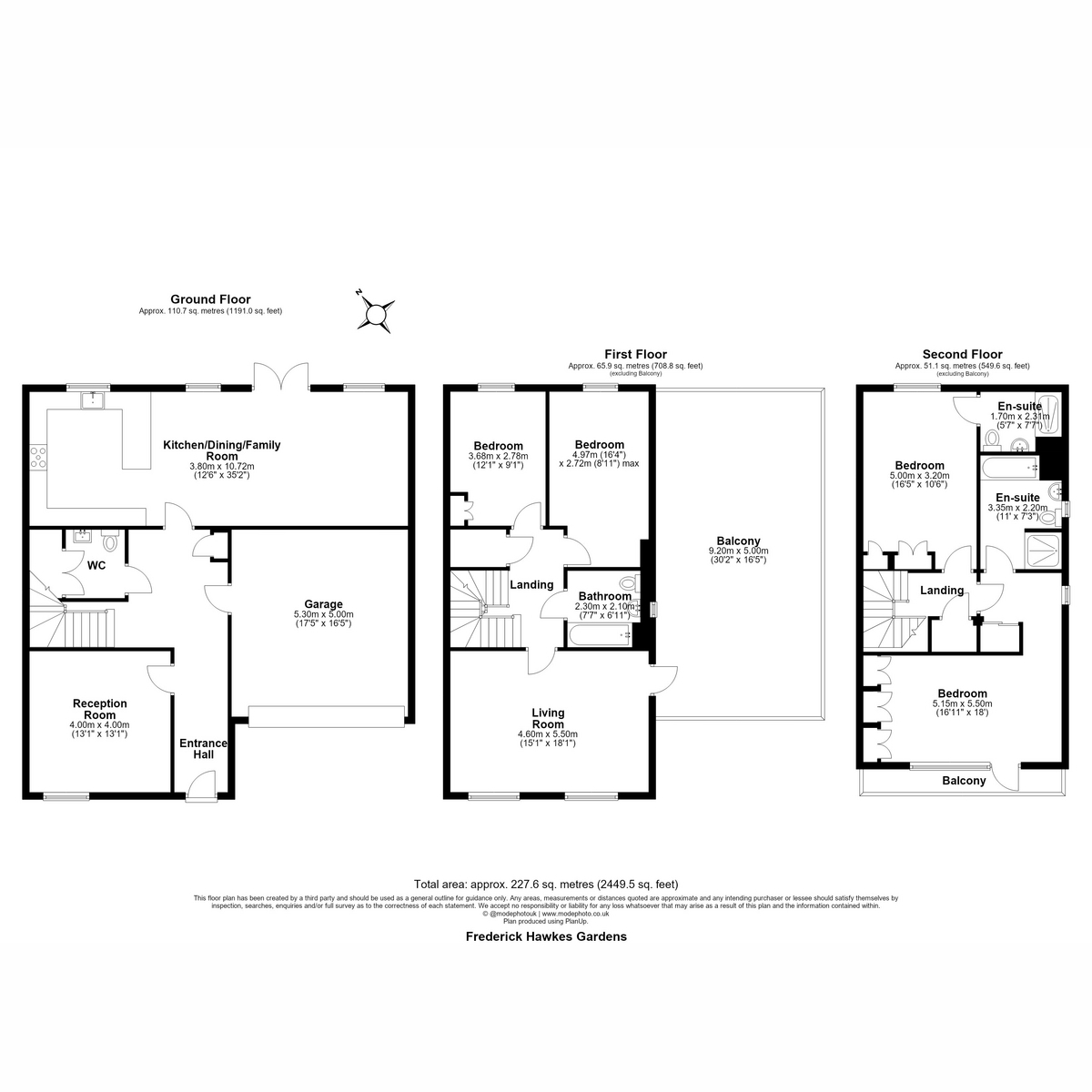 12, Frederick Hawkes Gardens, Chelmsford floorplan