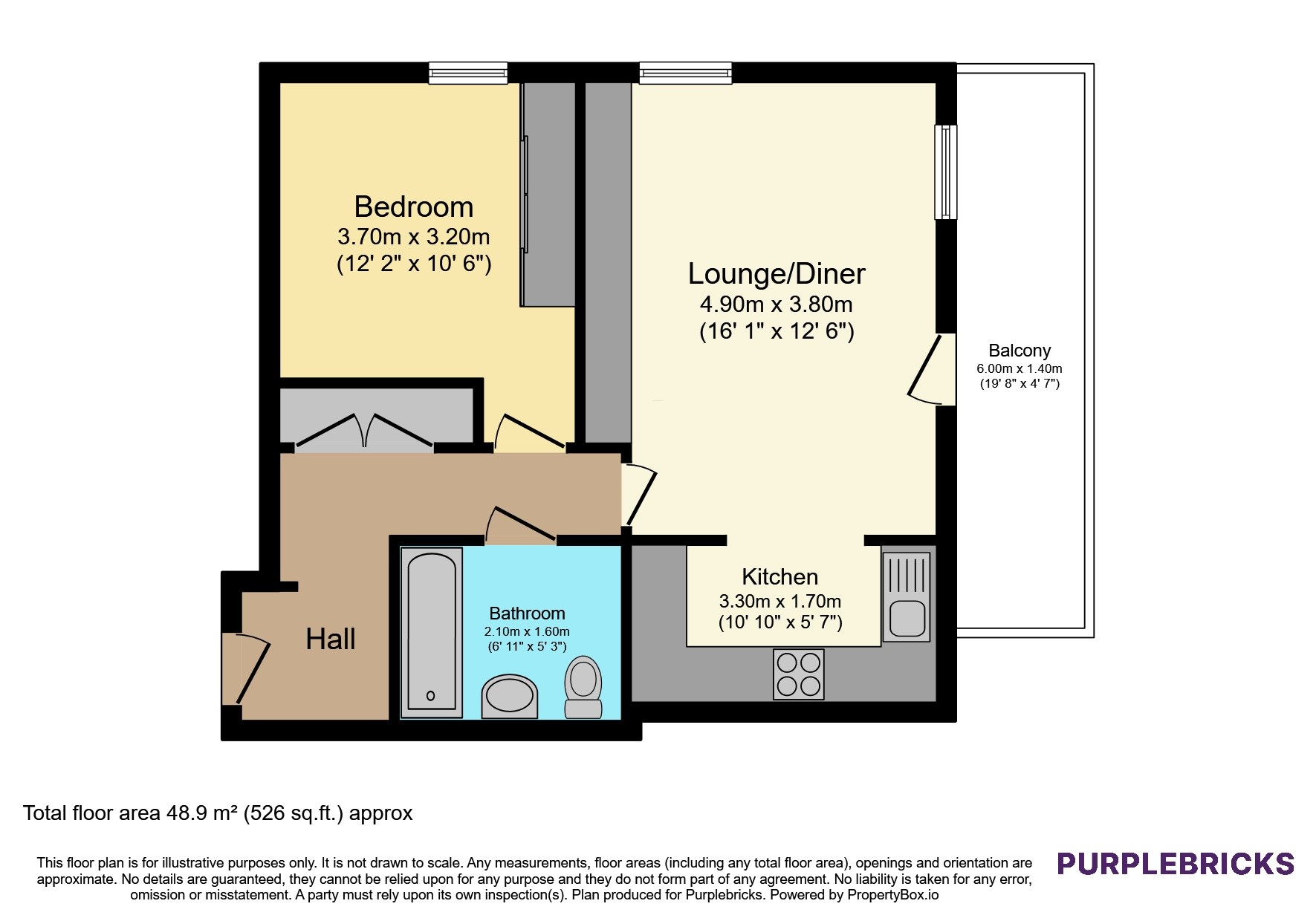 Flat 17/Kings View, West End Road, High Wycombe floorplan