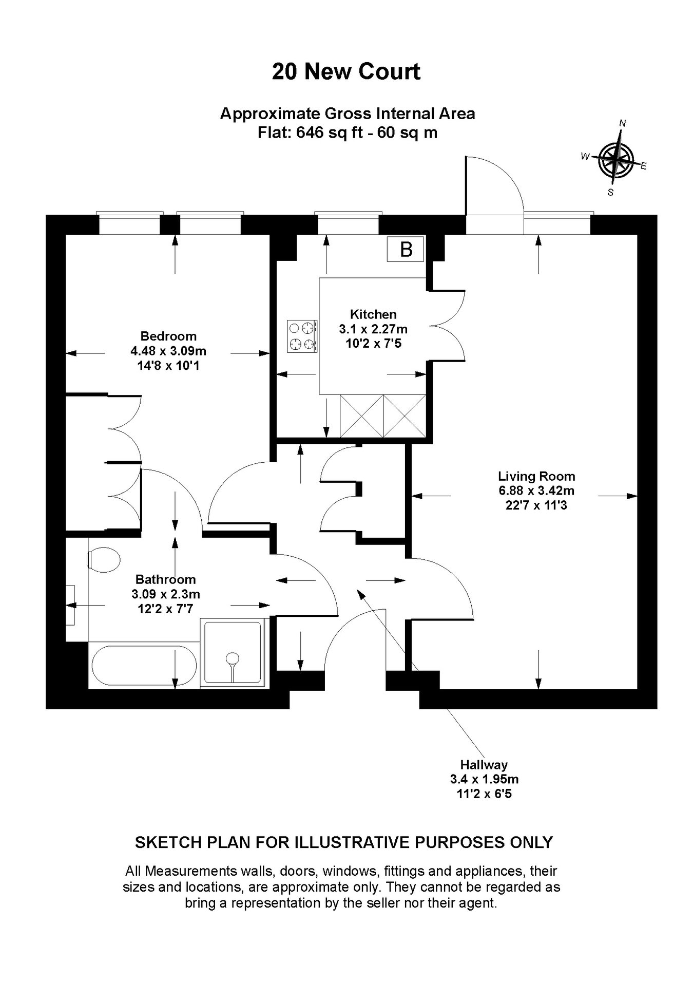 New Court, Lansdown Road, Cheltenham floorplan